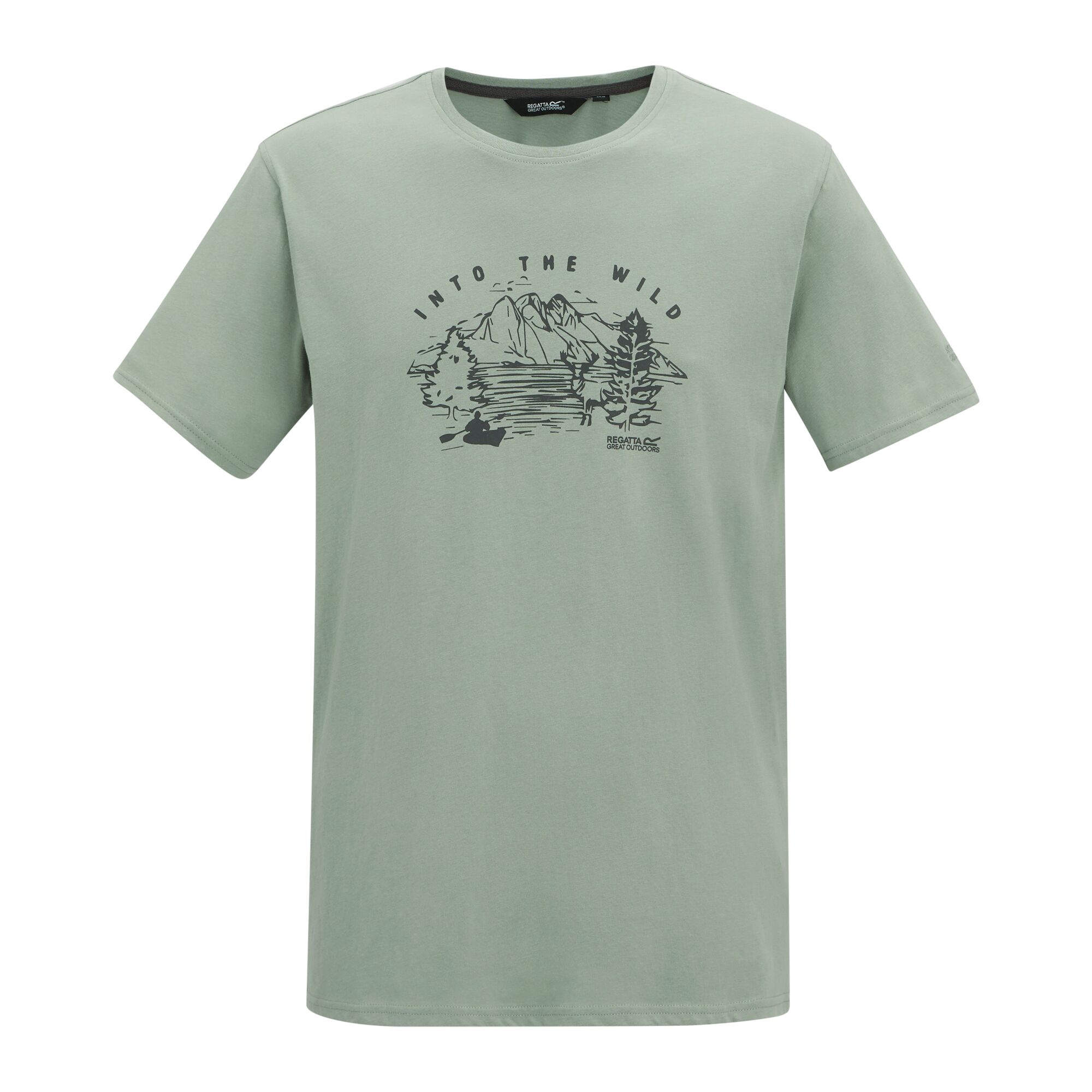 Imagen 0 de Camiseta de hombre Cline IX Regatta Verde grisáceo
