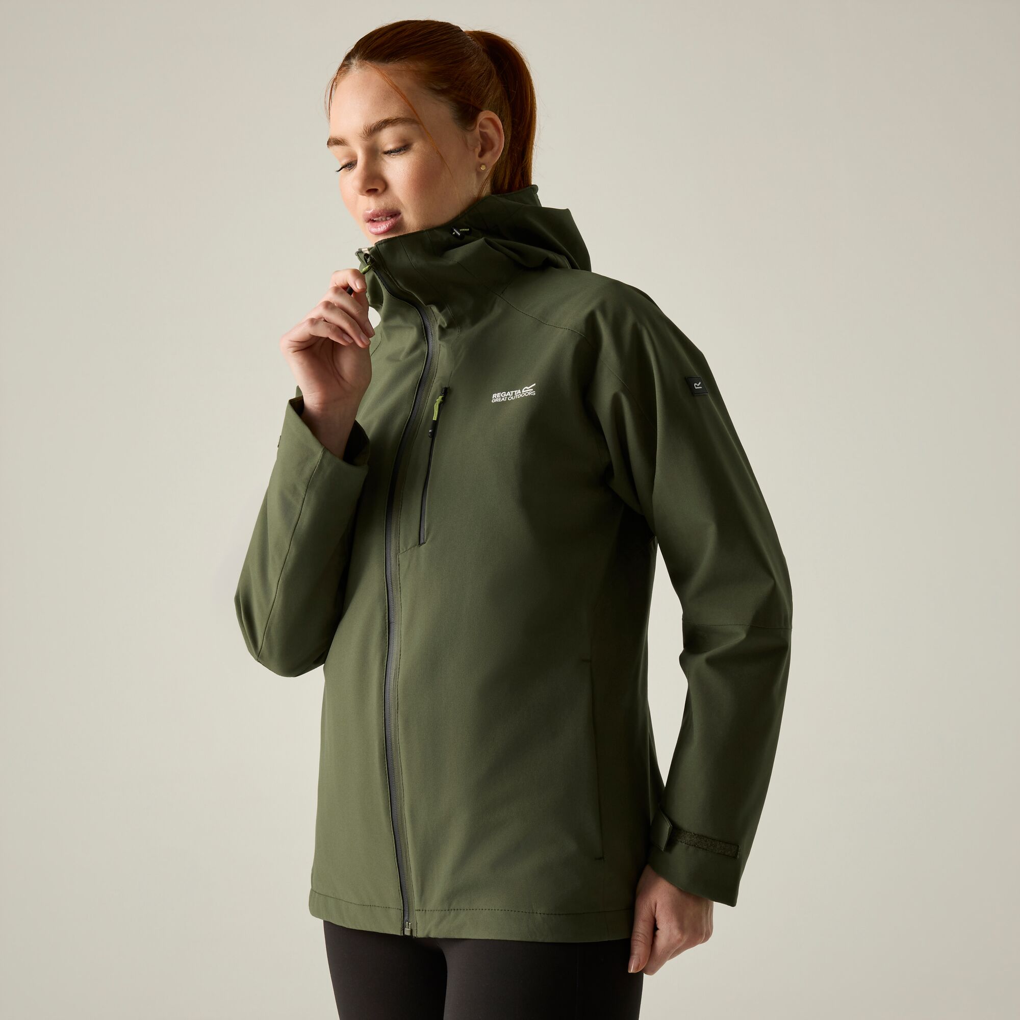 Chubasquero de mujer Birchdale II Regatta - Verde militar Verde militar-4