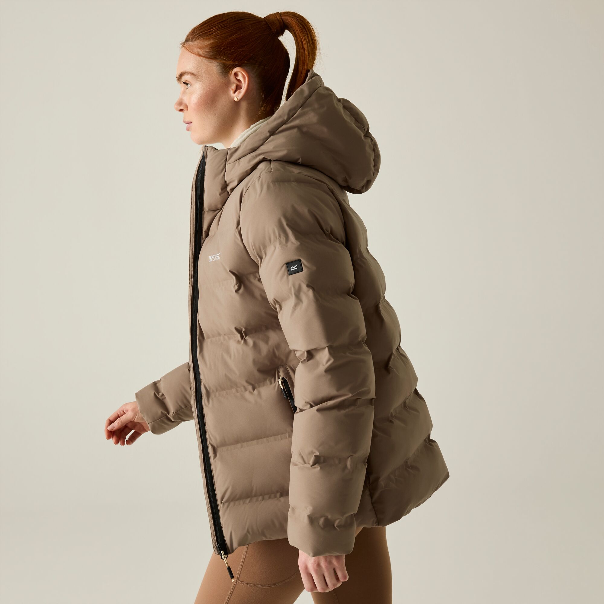 Chaqueta de mujer Altoro Thermal Regatta - Topo Topo-4
