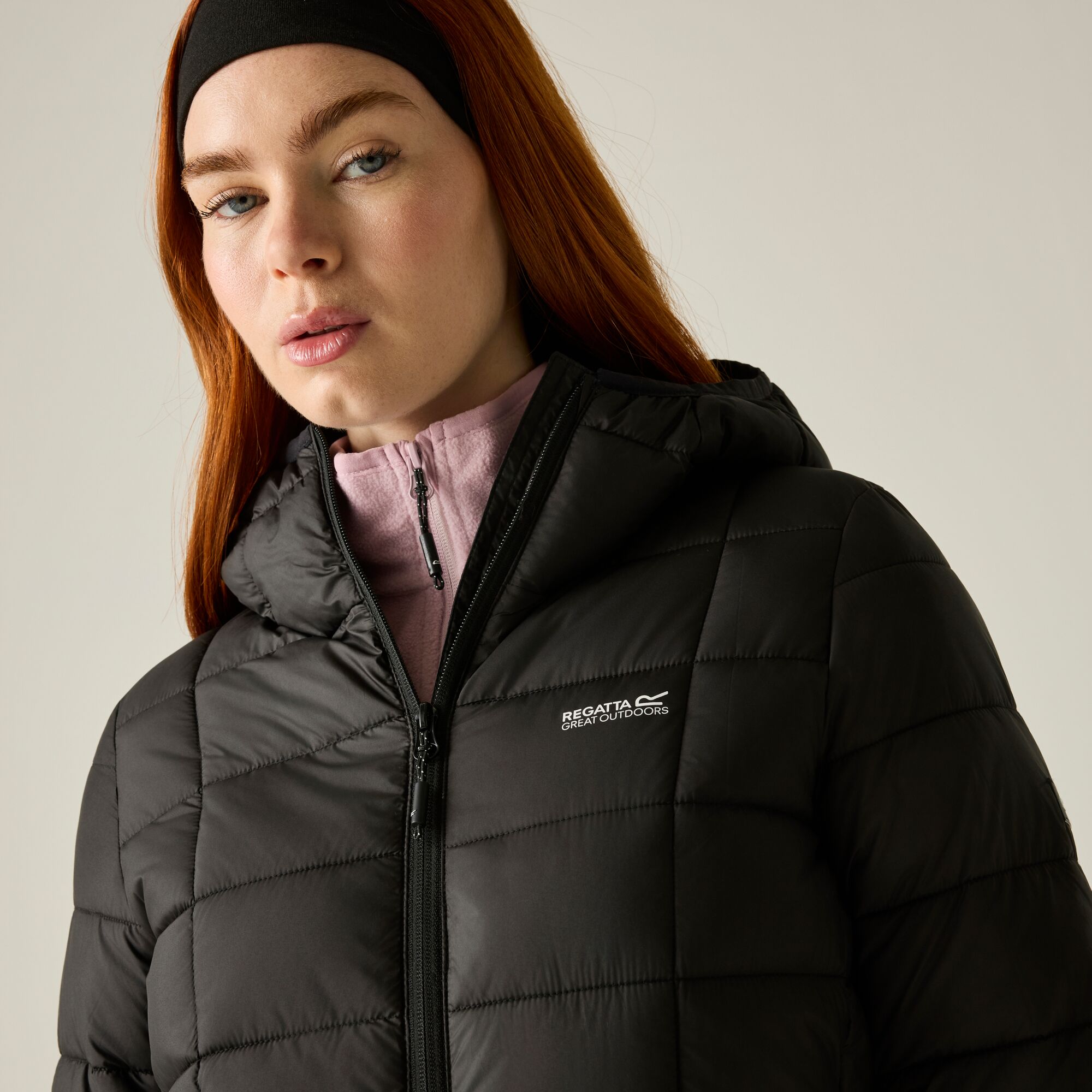 Chaqueta de mujer Asper Regatta - Negro Negro-1