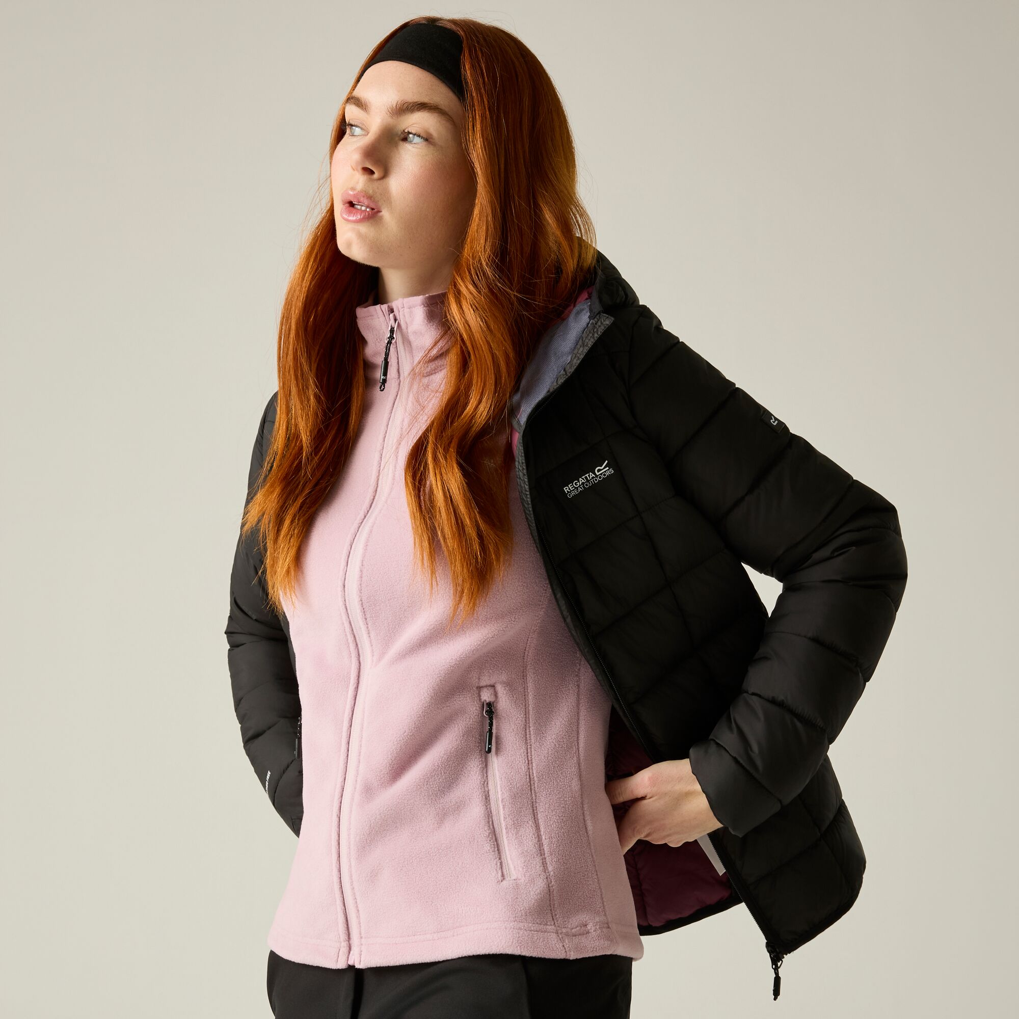 Chaqueta de mujer Asper Regatta - Negro Negro-2