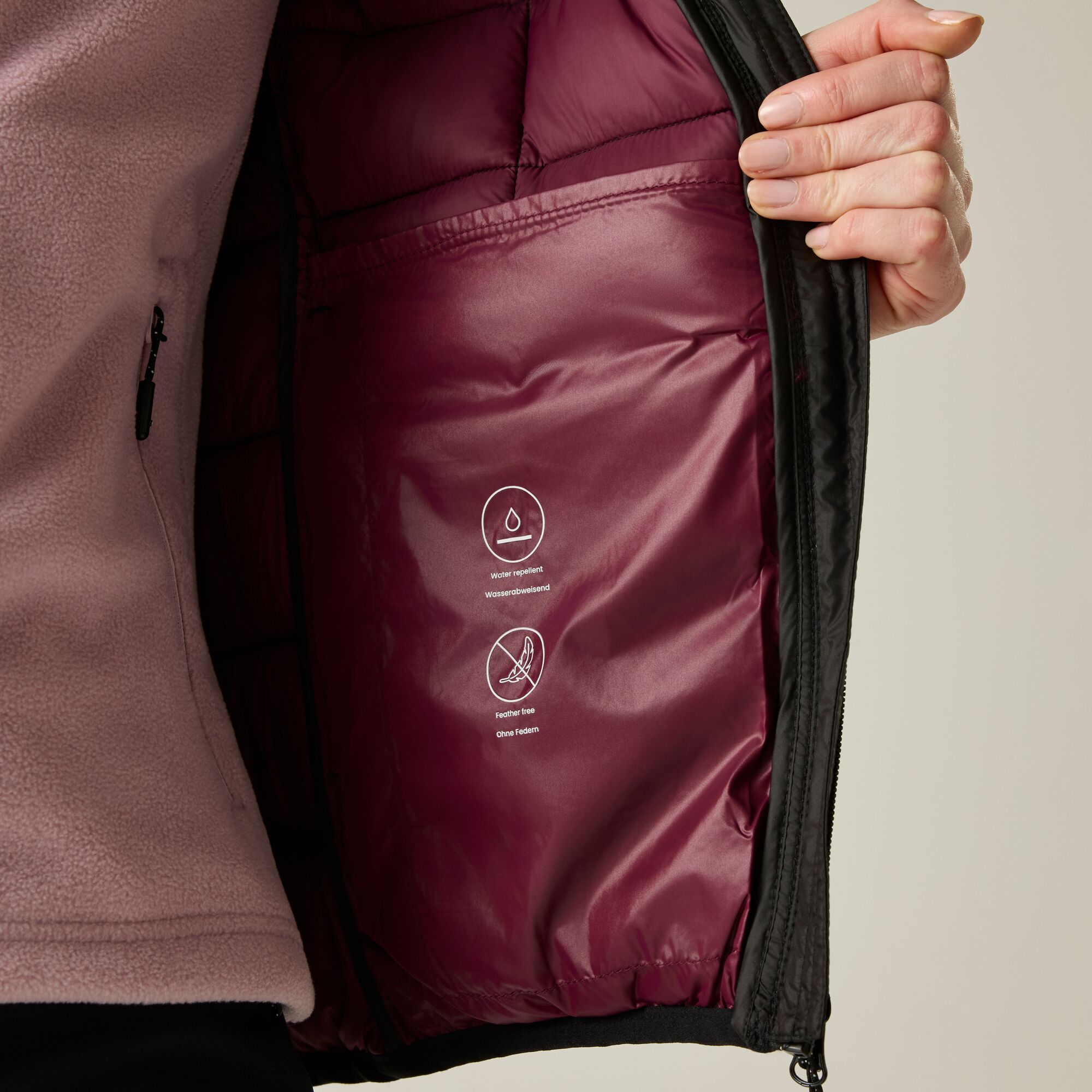 Chaqueta de mujer Asper Regatta - Negro Negro-5