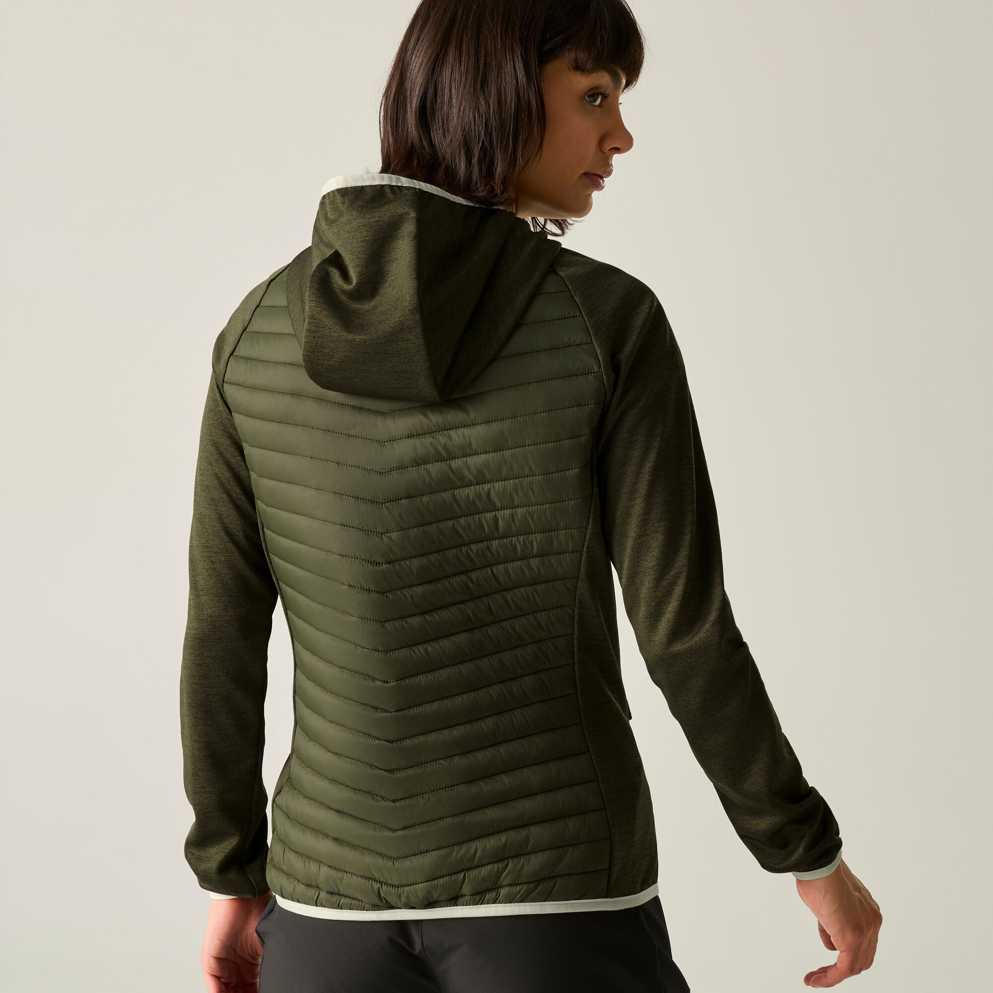 Imagen 3 de Chaqueta de mujer Andreson Marl Hybrid Regatta - Verde militar Verde militar