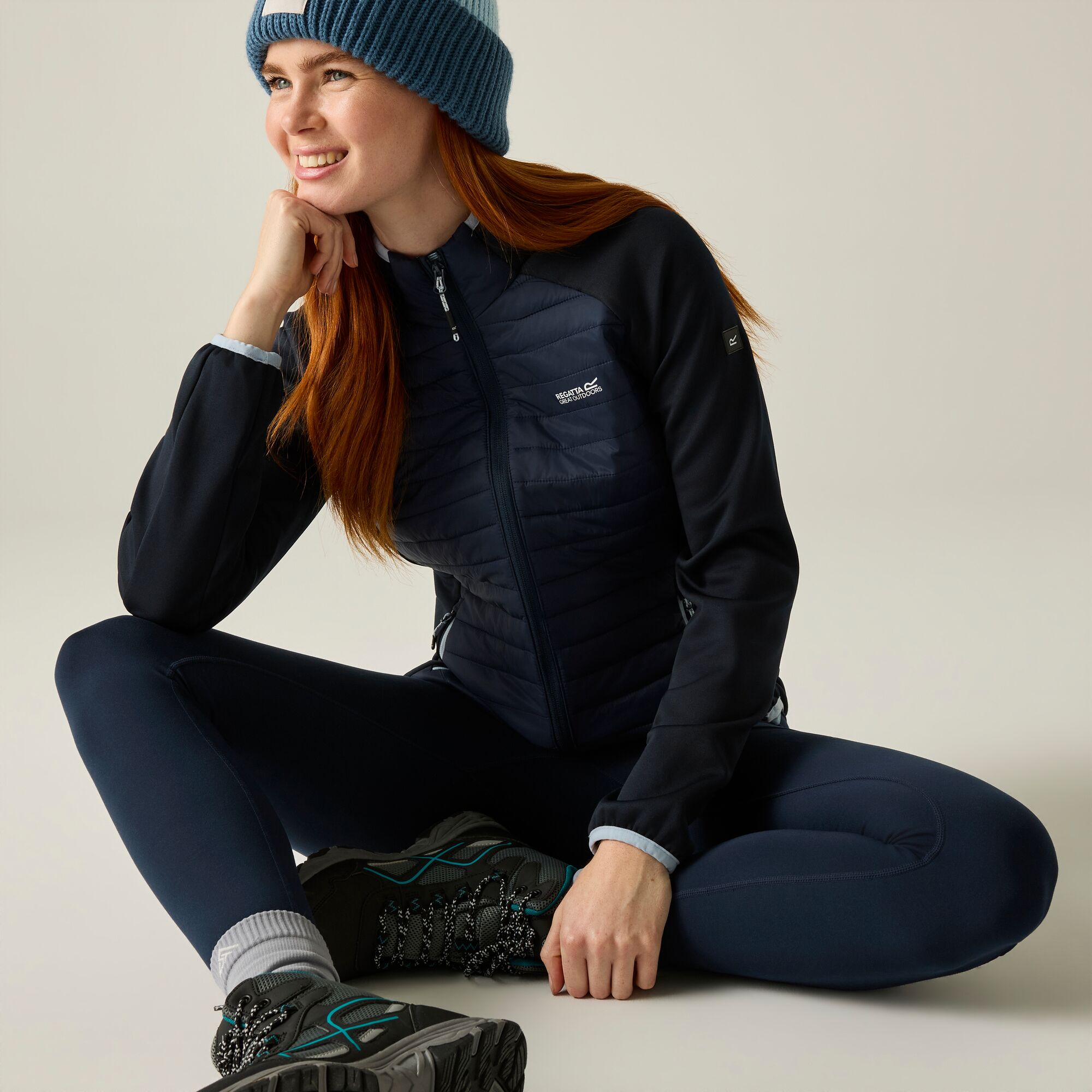 Chaqueta de mujer Clumber Hybrid Regatta - Azul marino Azul marino-2