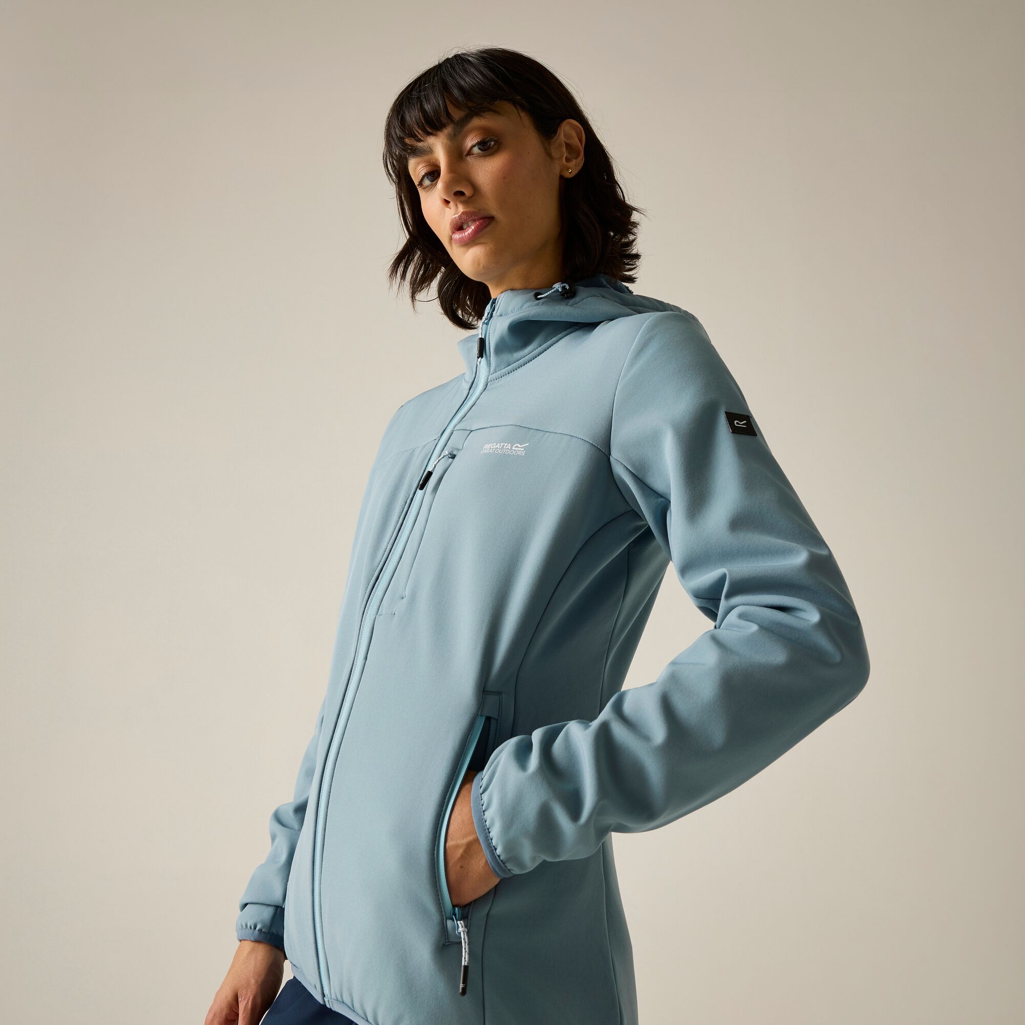Chaqueta de mujer Ossek Regatta - Azul grisáceo Azul grisáceo-1