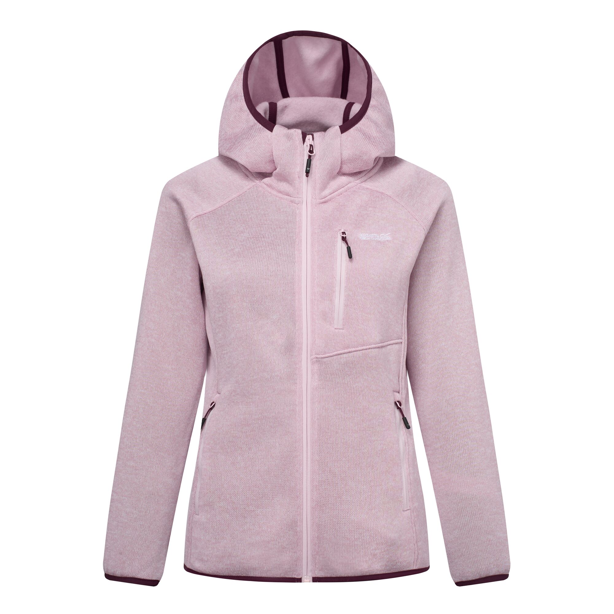 Forro polar de mujer Hooded Newhill Regatta - Rosa claro Rosa claro-5