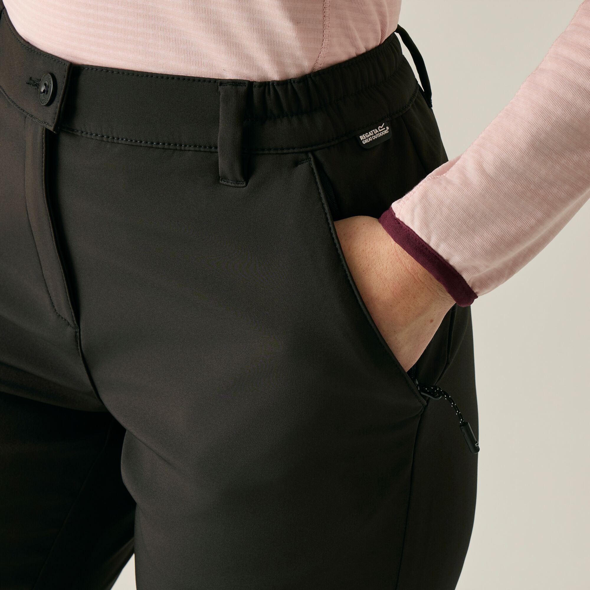 Pantalón de mujer Fenton Regatta - Negro Negro-5
