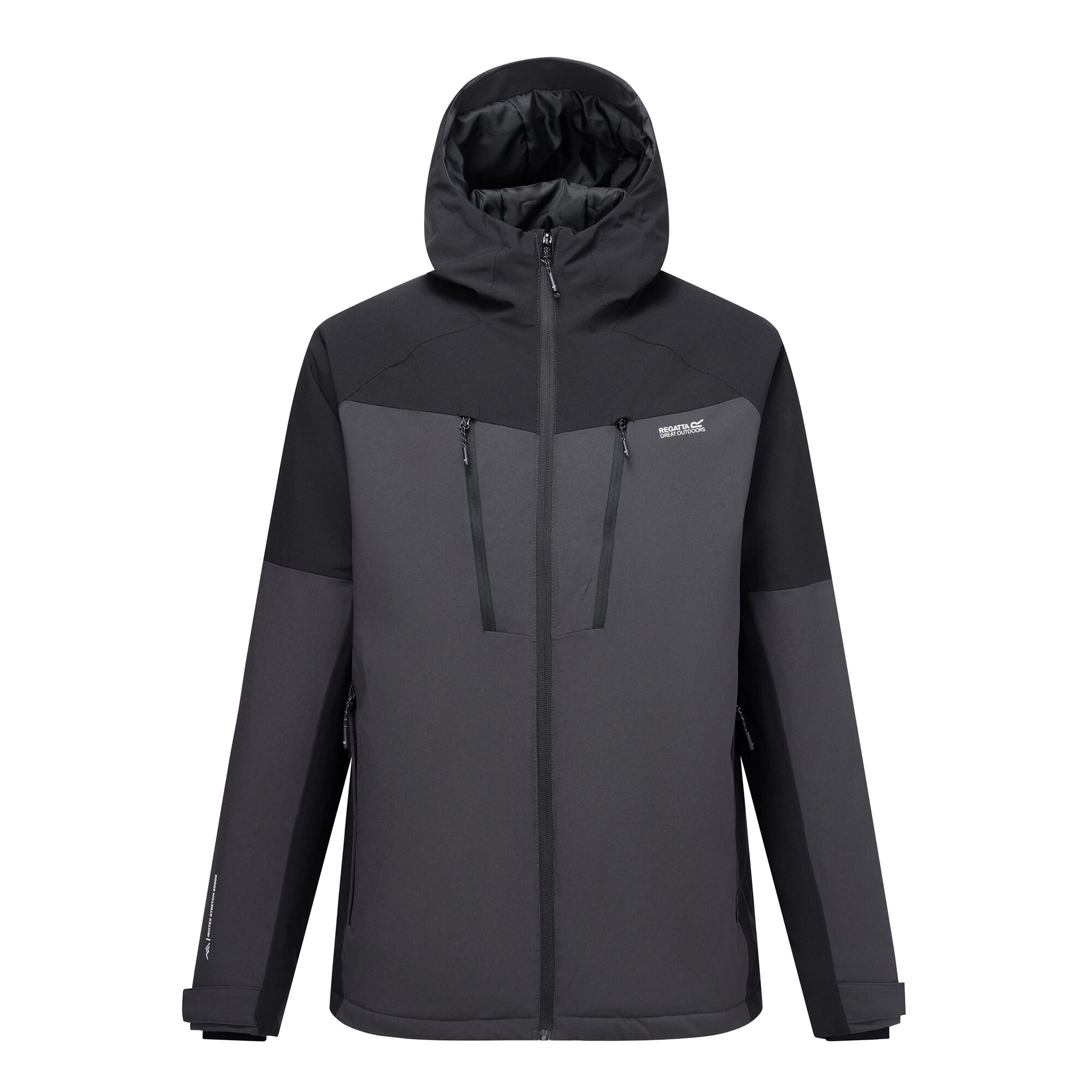 Imagen 5 de Chaqueta de hombre Highton Stretch Padded Regatta - Negro / Gris Negro / Gris