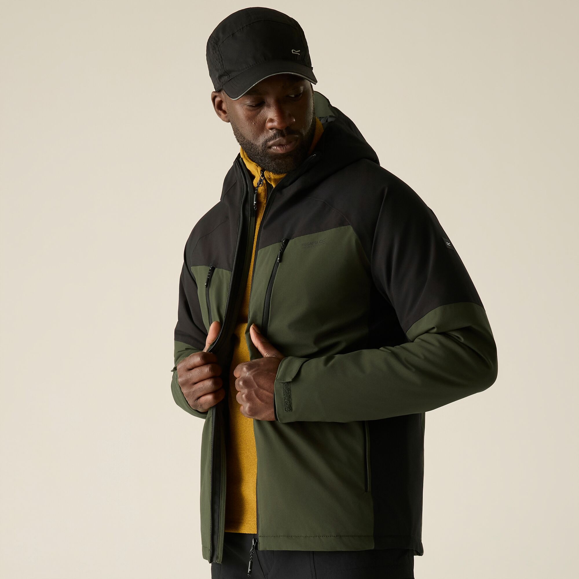 Imagen 2 de Chaqueta de hombre Highton Stretch Padded Regatta - Verde militar Verde militar