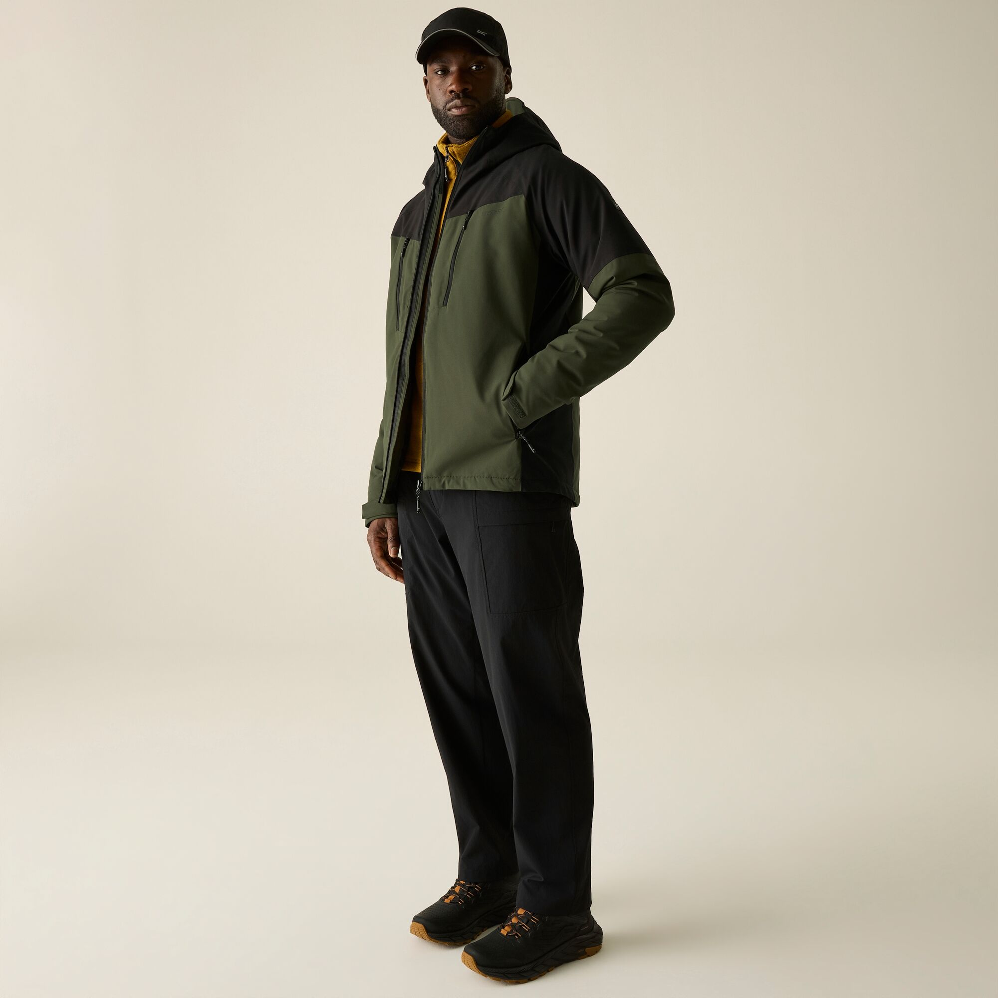 Imagen 3 de Chaqueta de hombre Highton Stretch Padded Regatta - Verde militar Verde militar