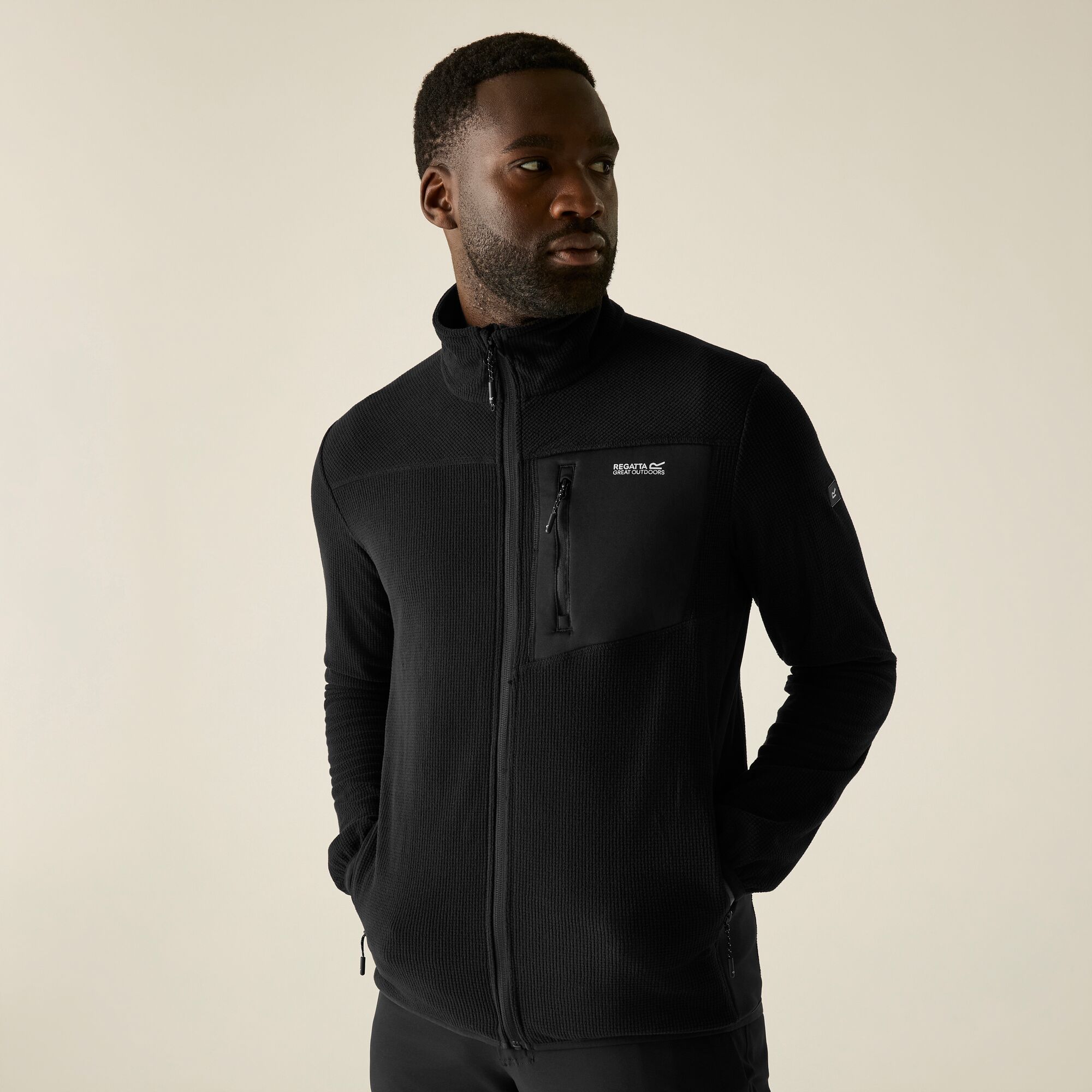 Forro polar de hombre Eadle Regatta - Negro Negro-1