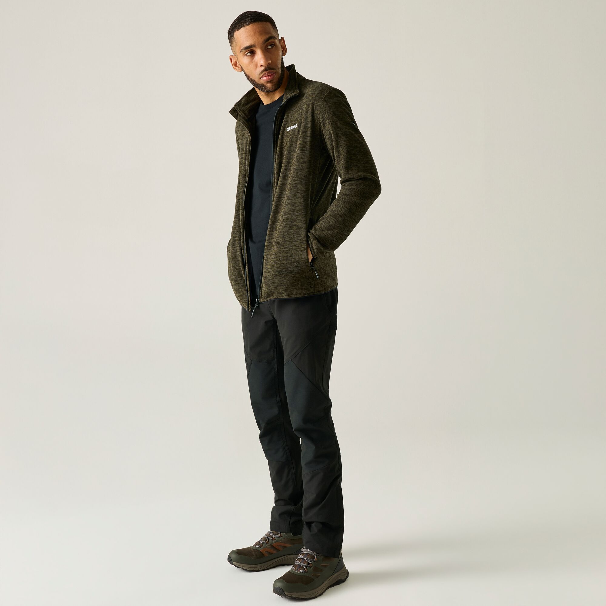 Forro polar de hombre Harrow Regatta - Verde militar Verde militar-2