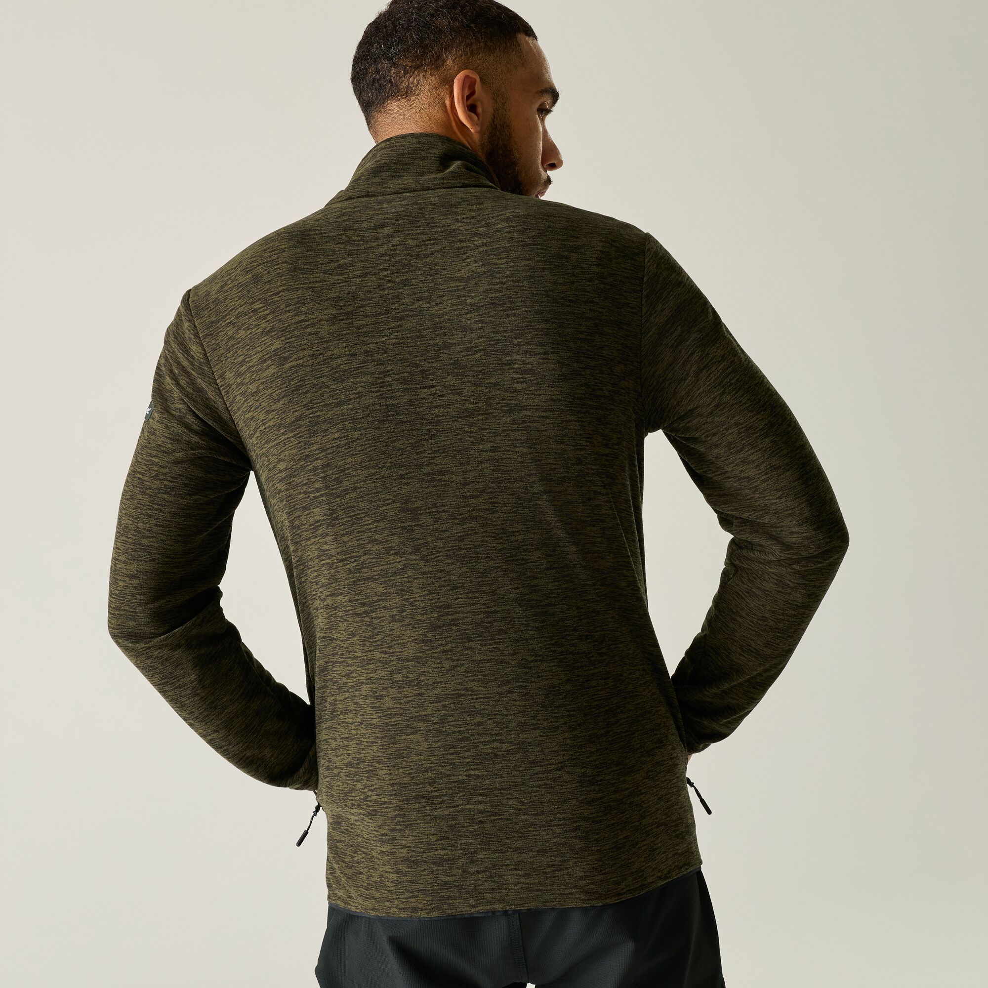 Forro polar de hombre Harrow Regatta - Verde militar Verde militar-3