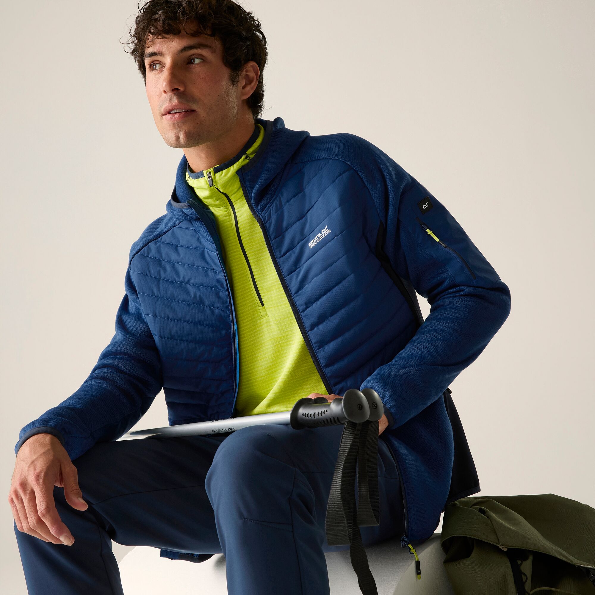 Chaqueta de hombre Newhill Hybrid Regatta - Azul royal Azul royal-2