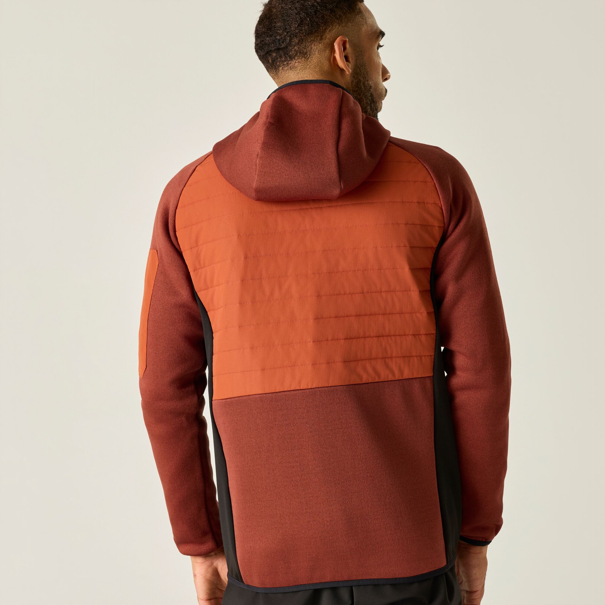 Chaqueta de hombre Newhill Hybrid Regatta - Rojo Teja Rojo Teja-4