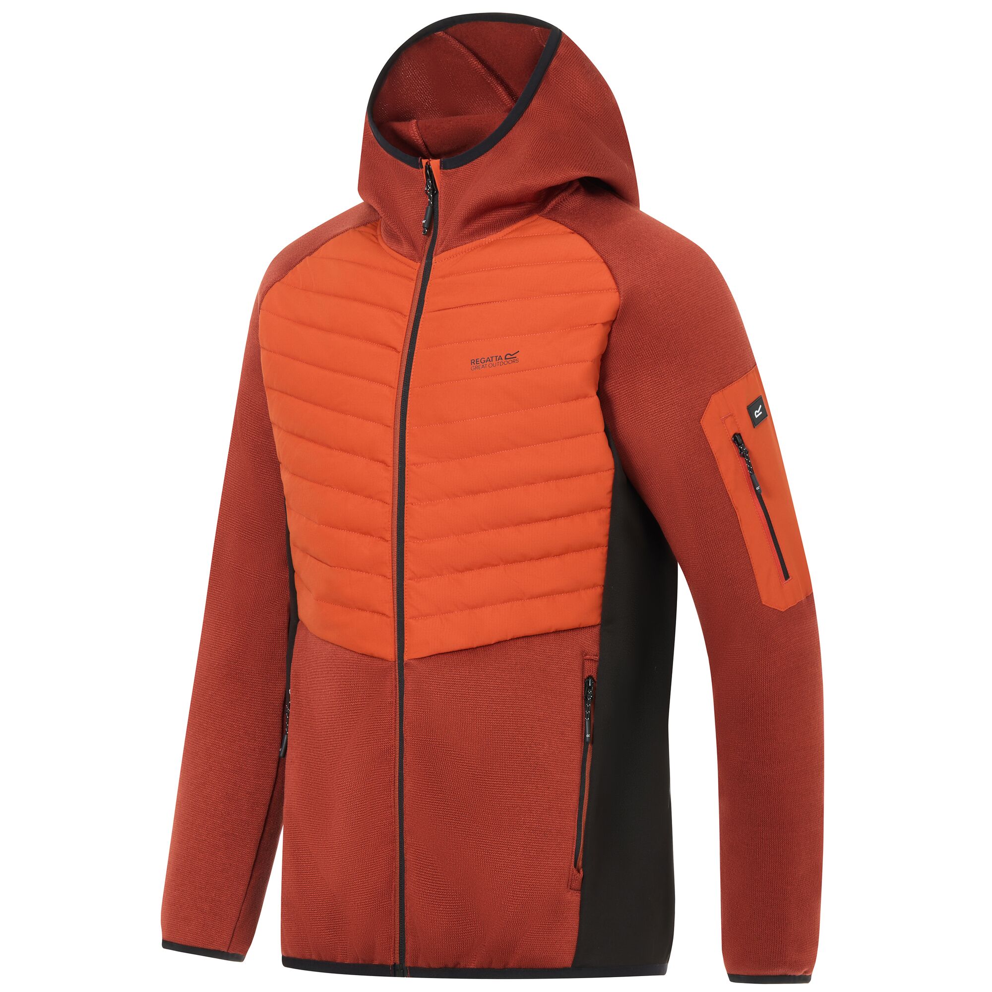 Chaqueta de hombre Newhill Hybrid Regatta - Rojo Teja Rojo Teja-5