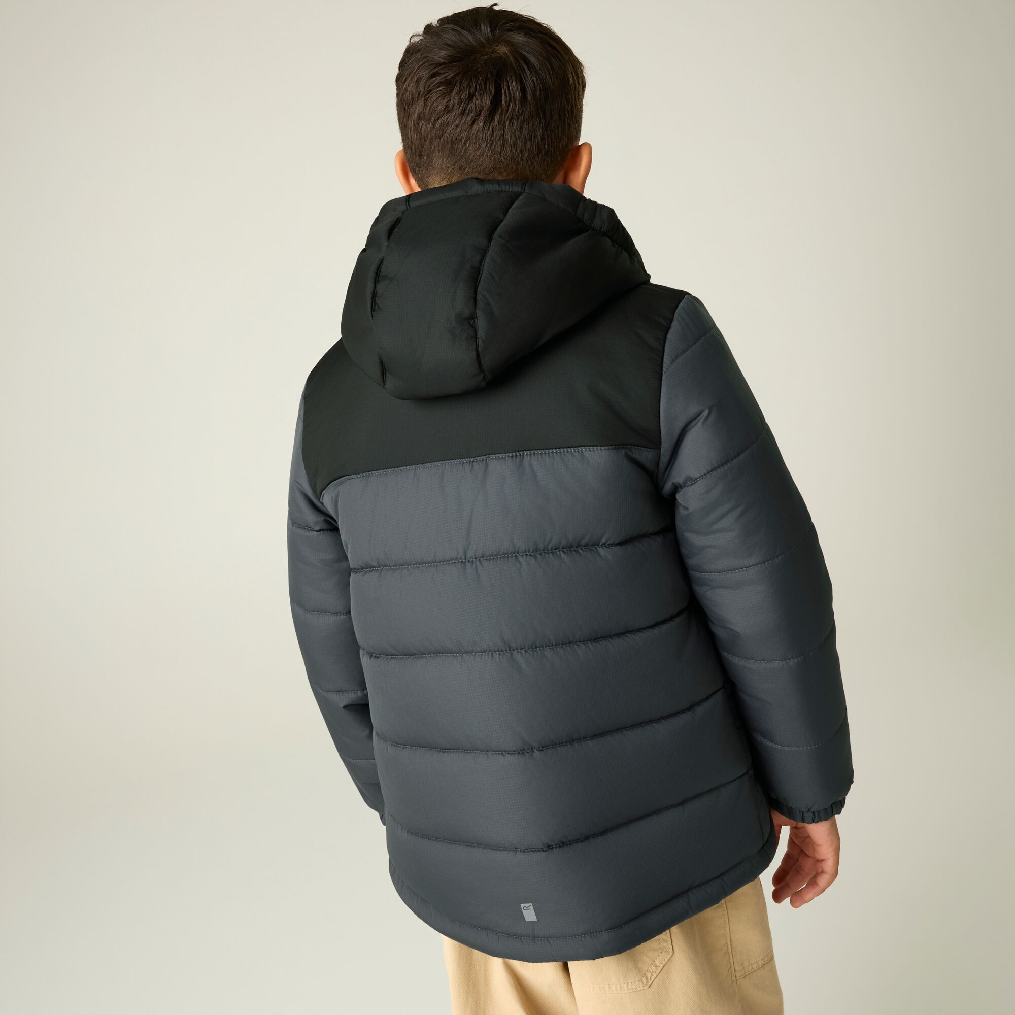 Chaqueta de niños Lofthouse Regatta - Negro / Gris Negro / Gris-3