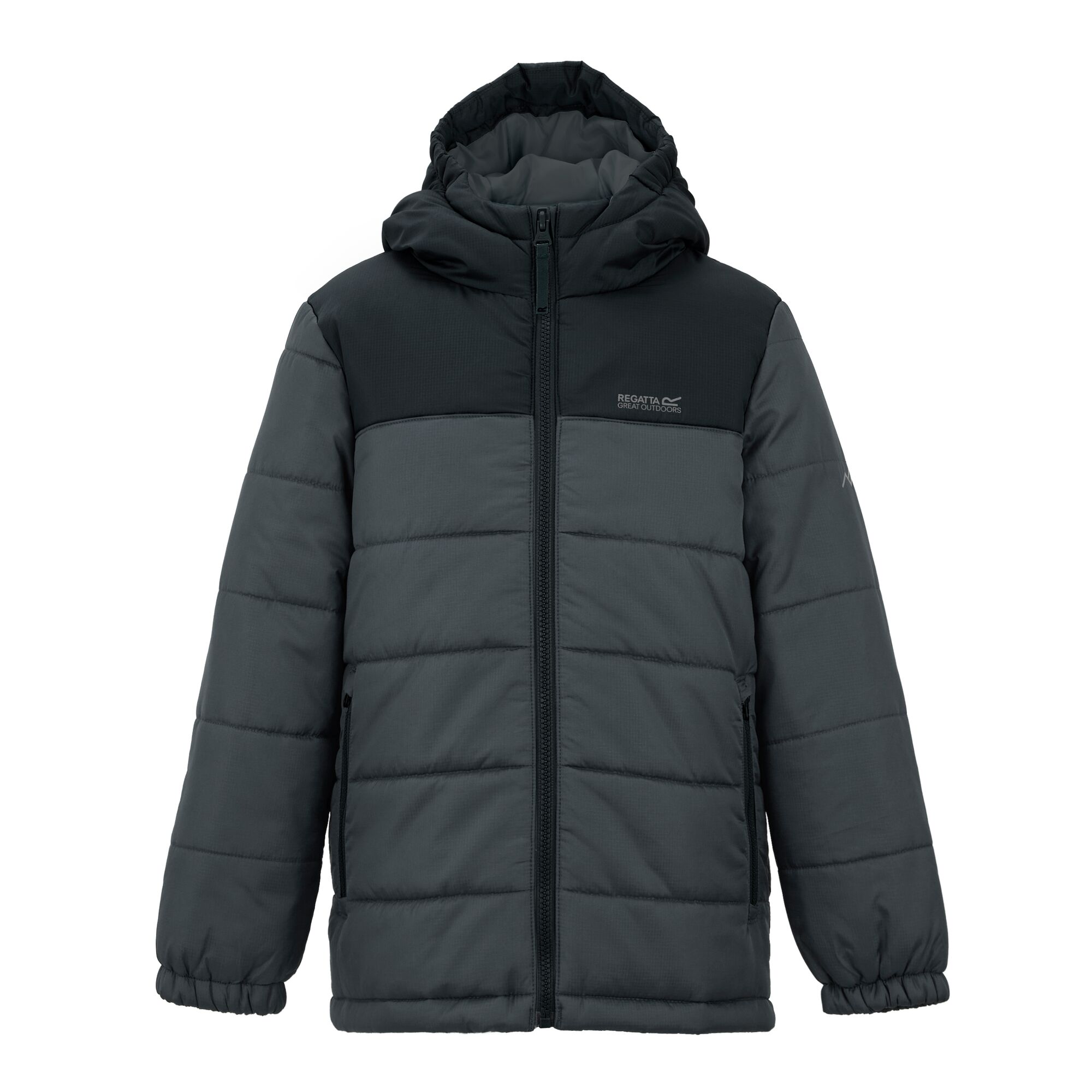 Chaqueta de niños Lofthouse Regatta - Negro / Gris Negro / Gris-5