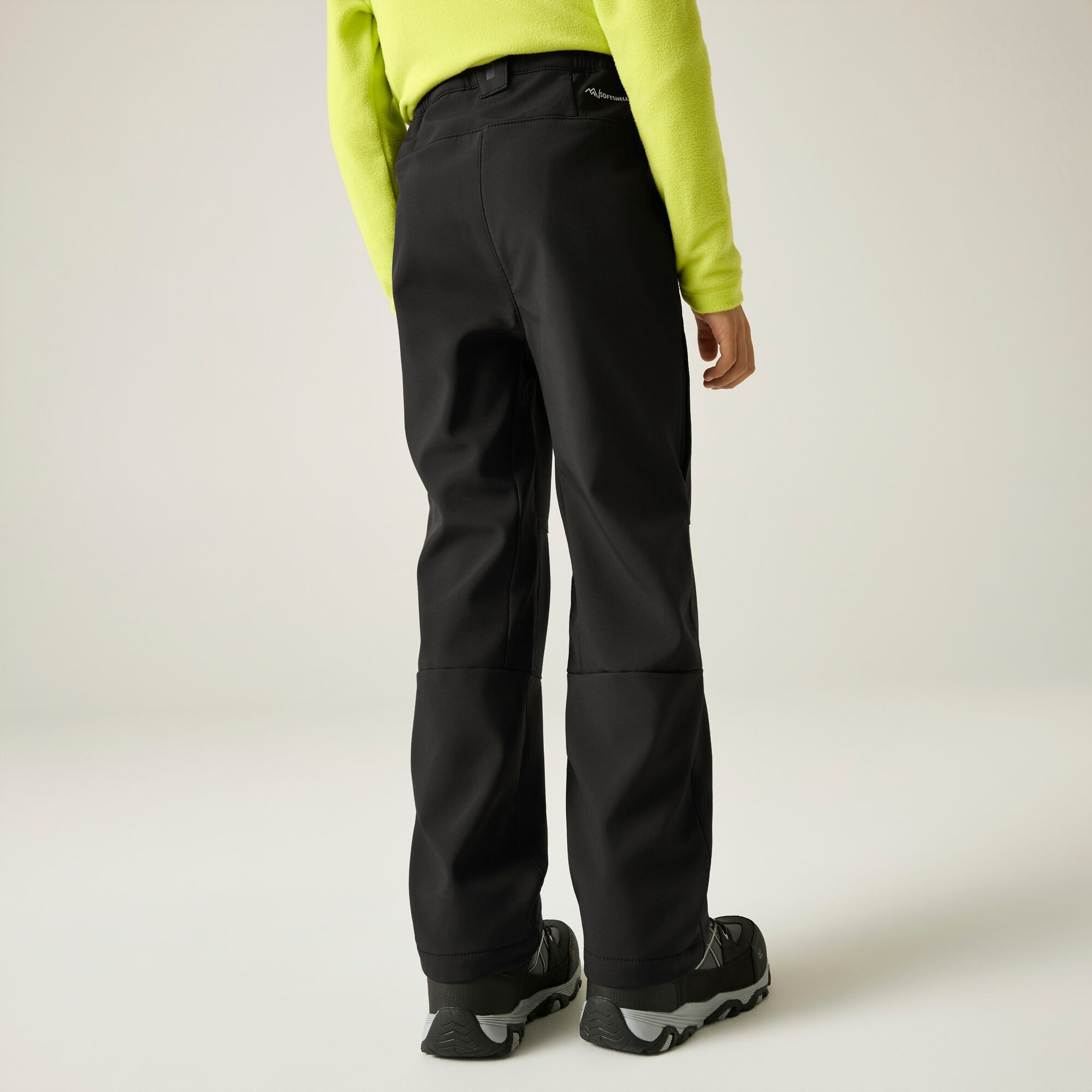Pantalón de niños Softshell Regatta - Negro Negro-2