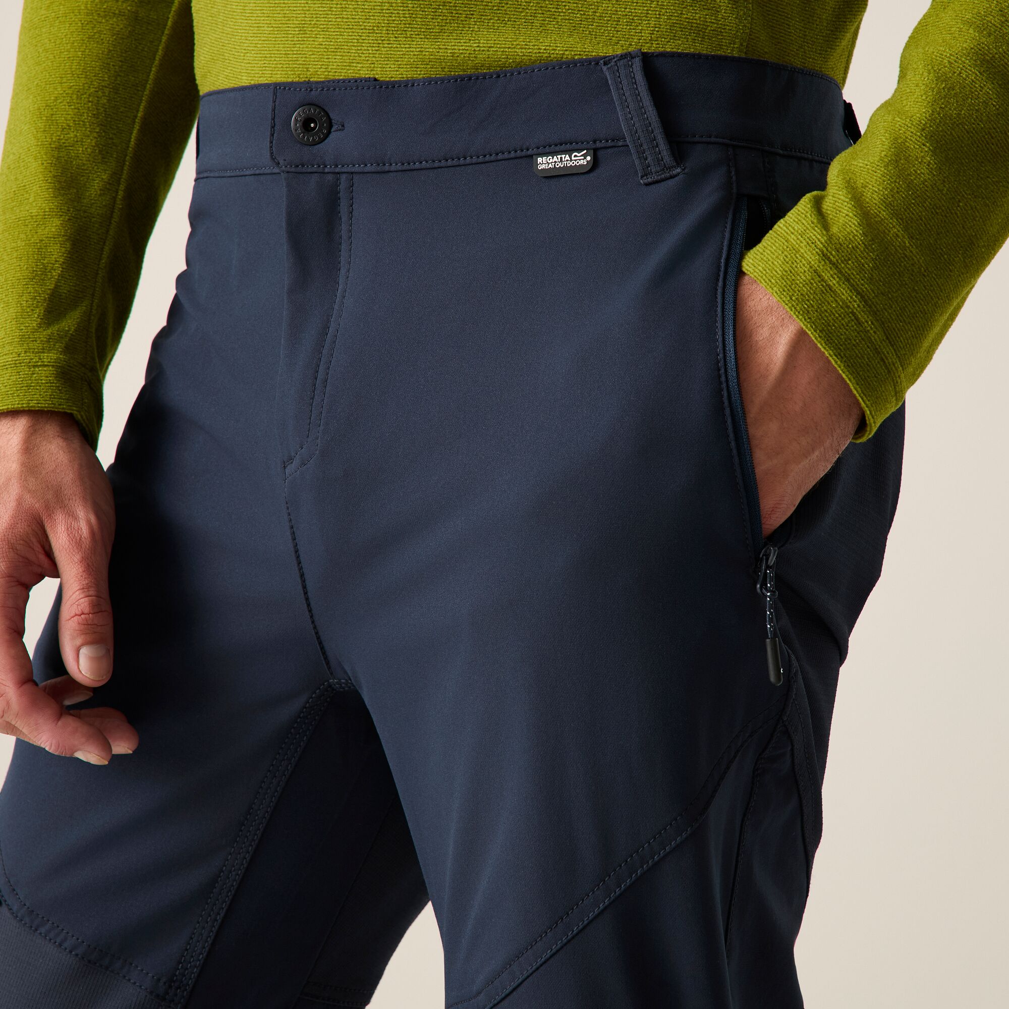 Imagen 4 de Pantalón de hombre Questra Regatta - Azul marino Azul marino