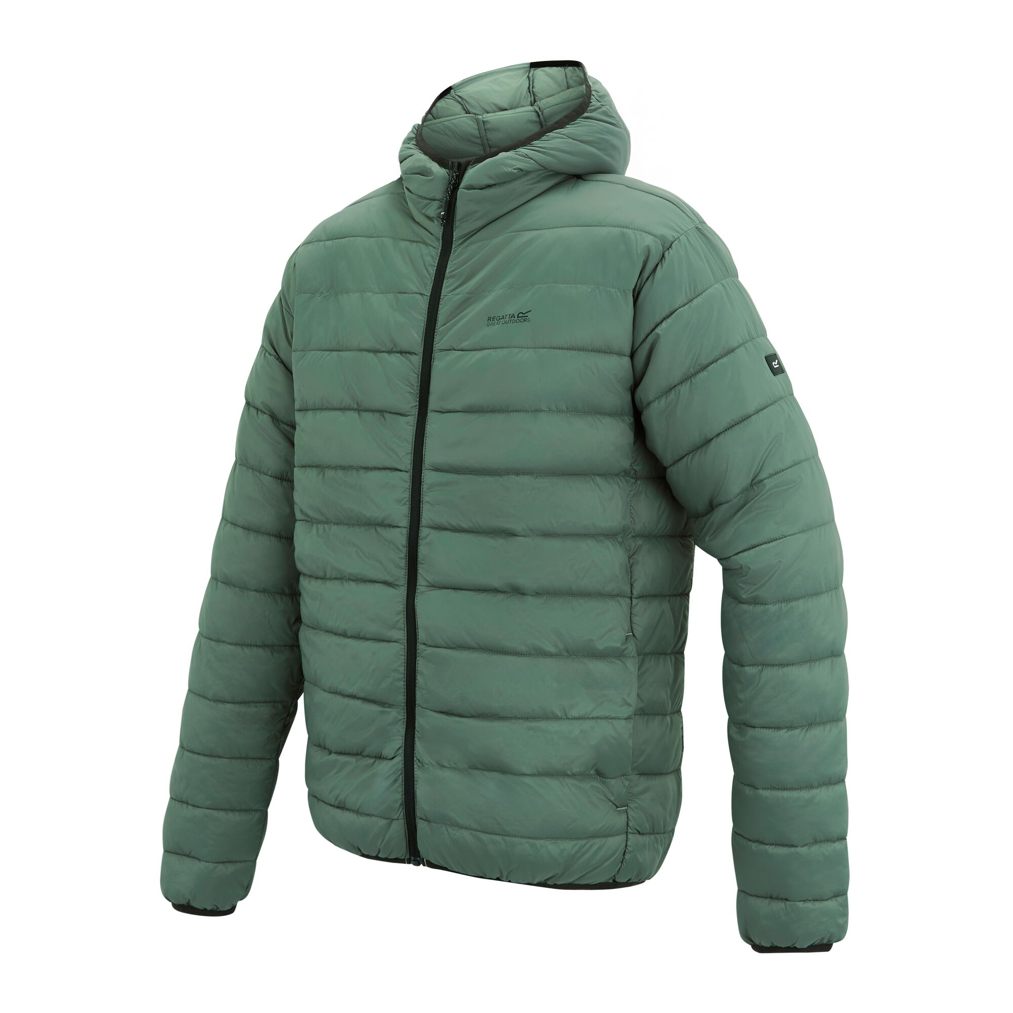 Imagen 3 de Chaqueta de hombre Hooded Marizion Regatta - Verde grisáceo Verde grisáceo