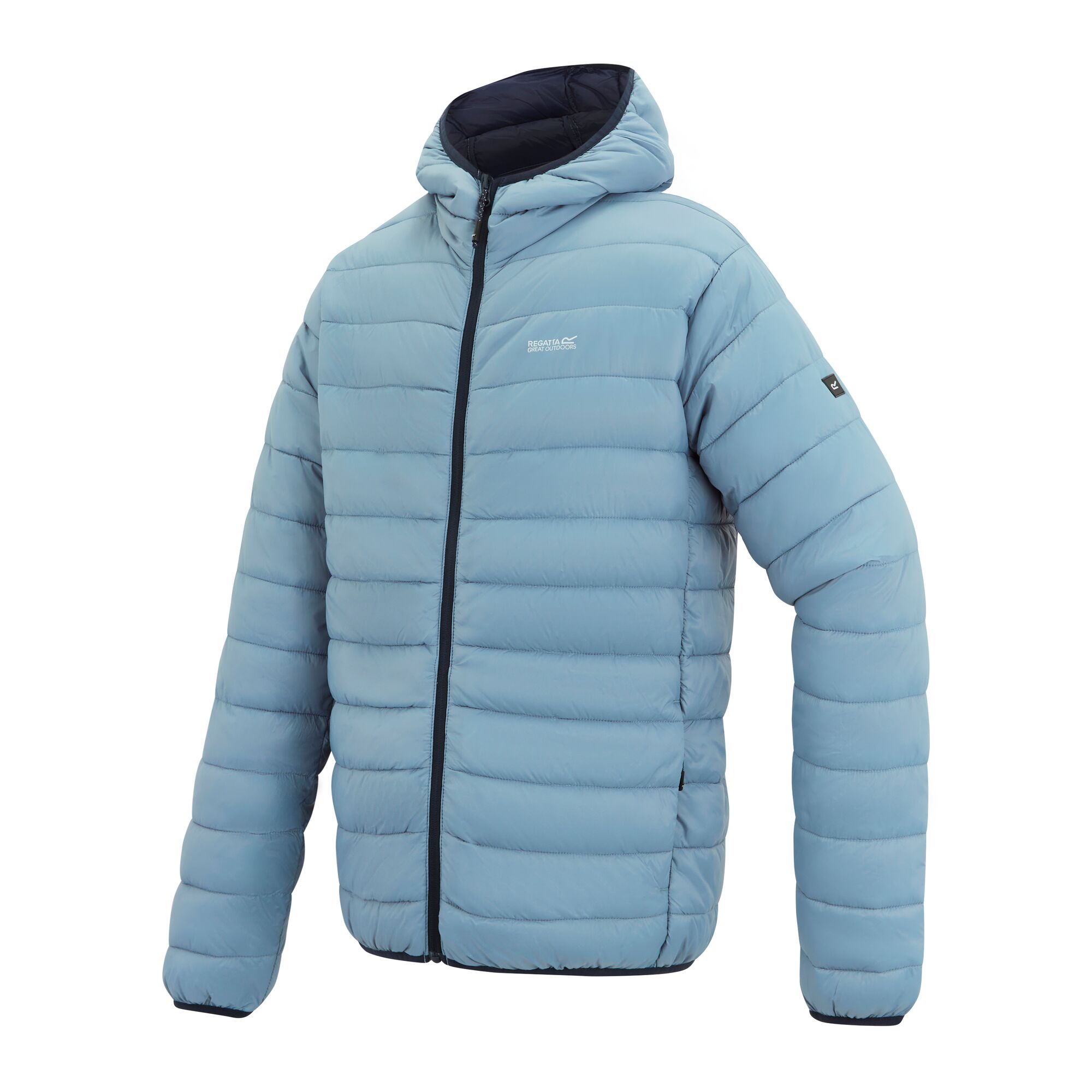 Imagen 3 de Chaqueta de hombre Hooded Marizion Regatta - Azul grisáceo Azul grisáceo