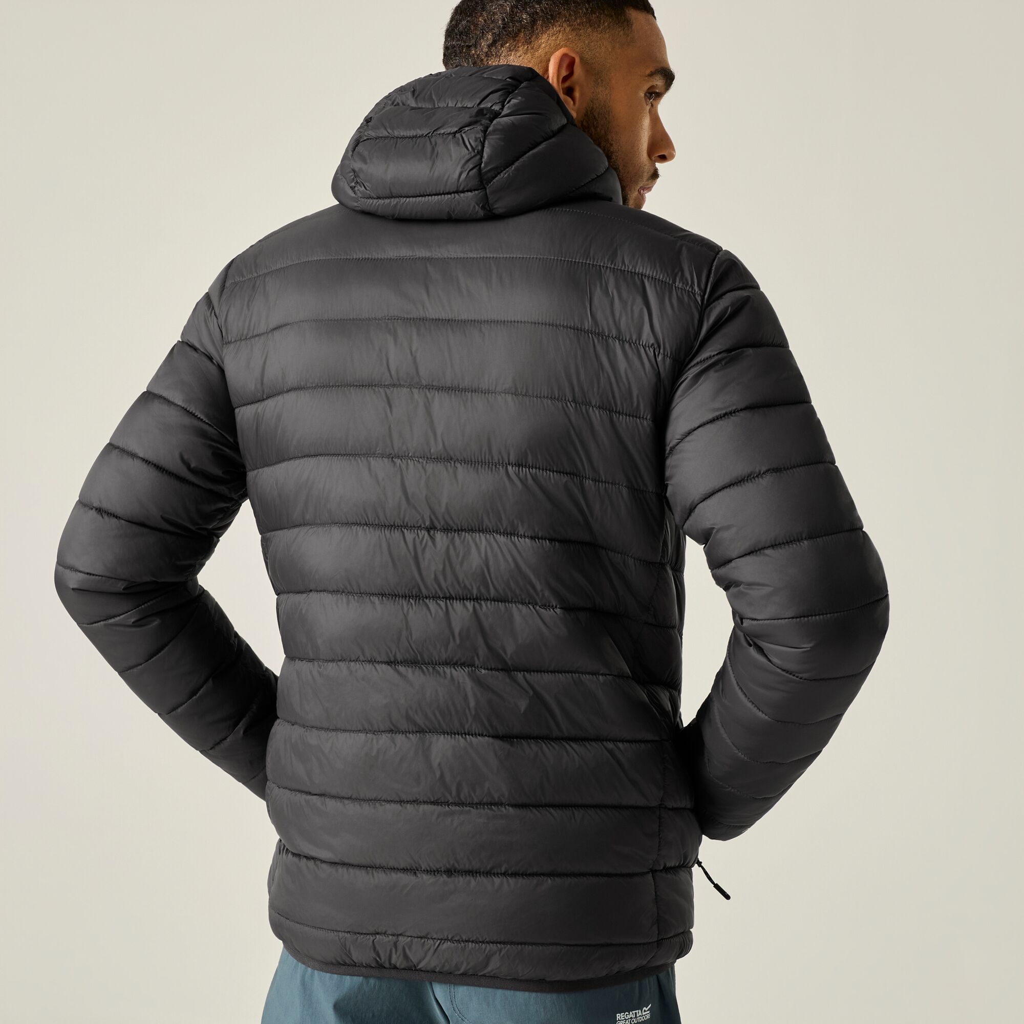 Imagen 2 de Chaqueta de hombre Hooded Marizion Regatta - Negro Negro