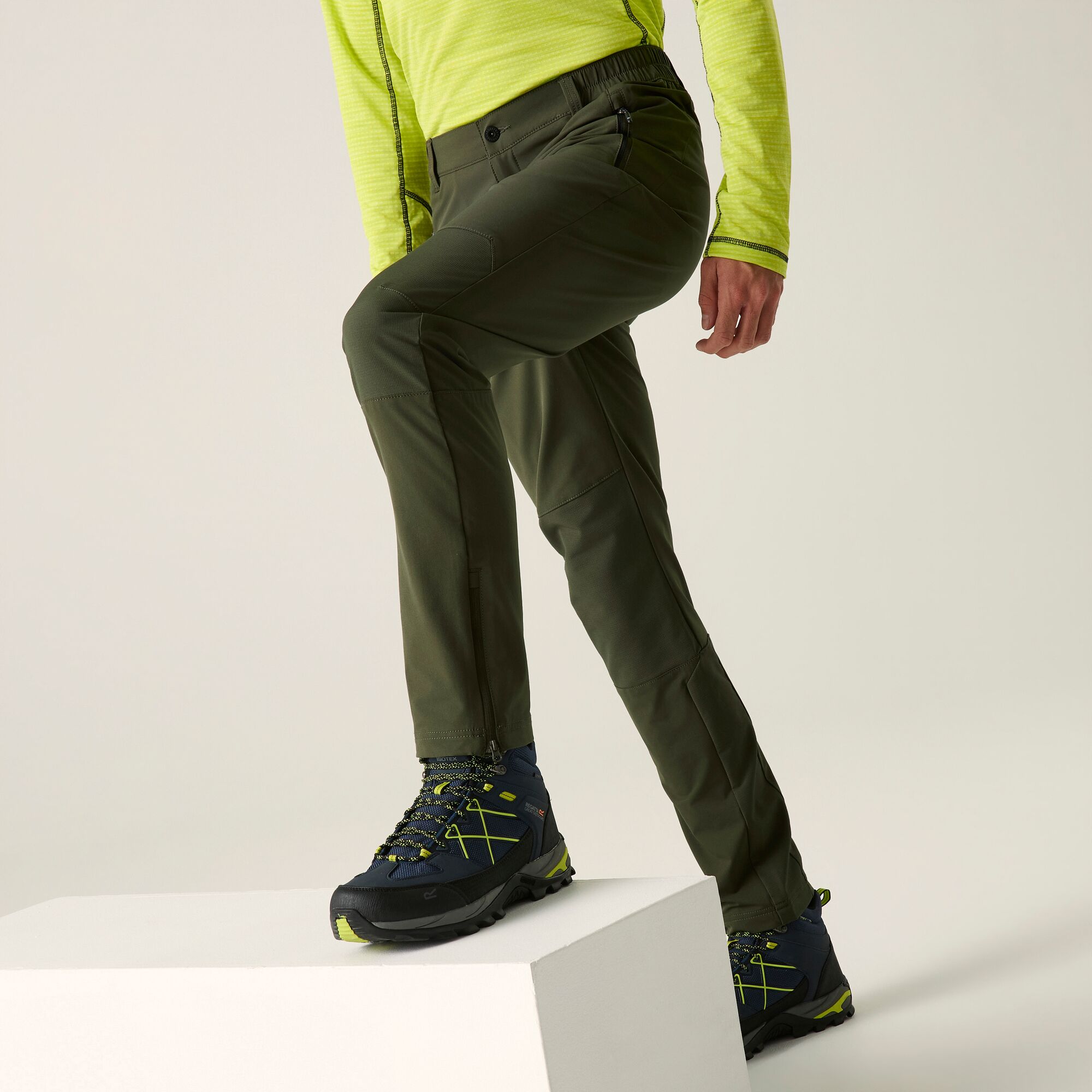 Regatta Pantalón de hombre Montorn Verde militar