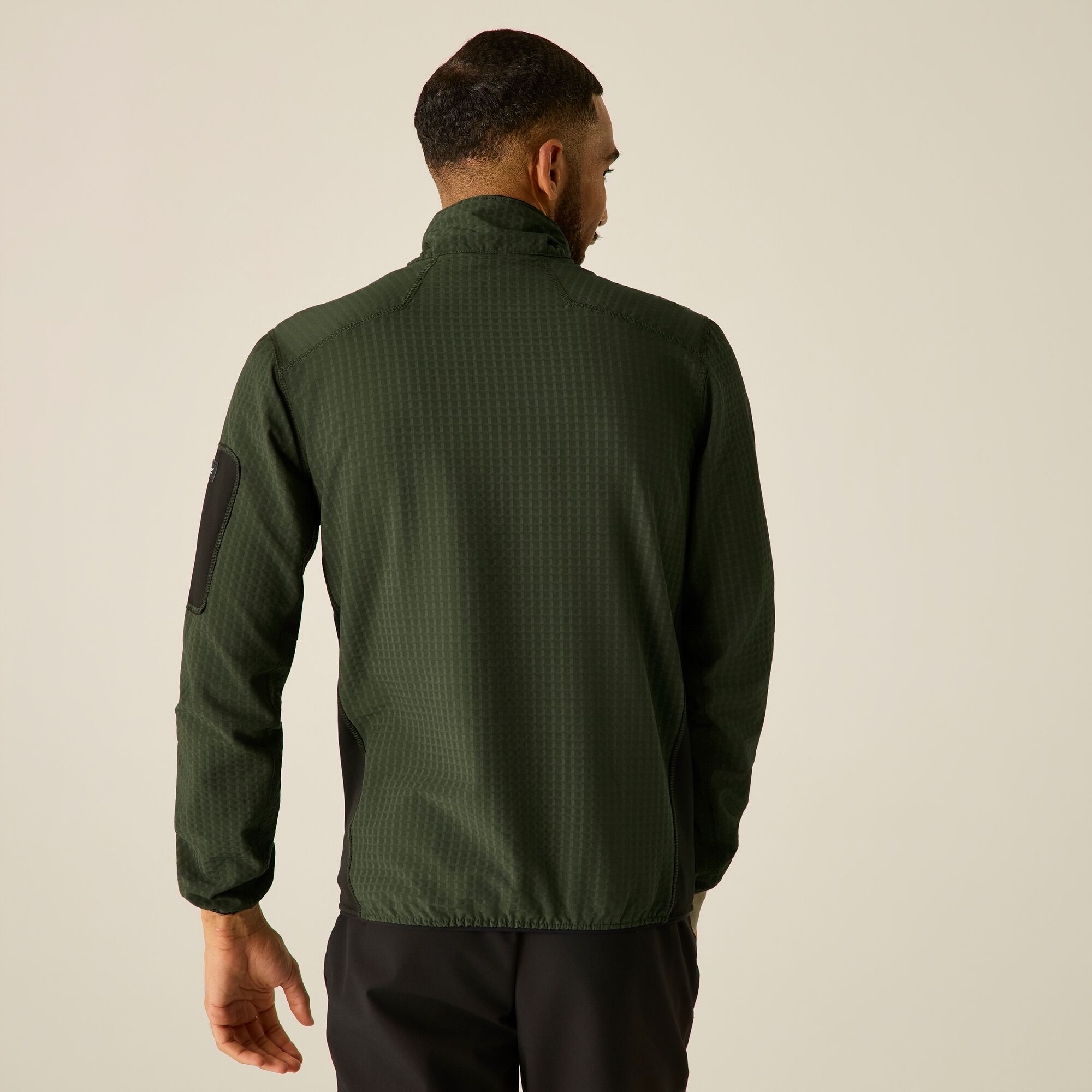 Forro polar de hombre Baslinn Regatta - Azul oscuro Verde militar-3