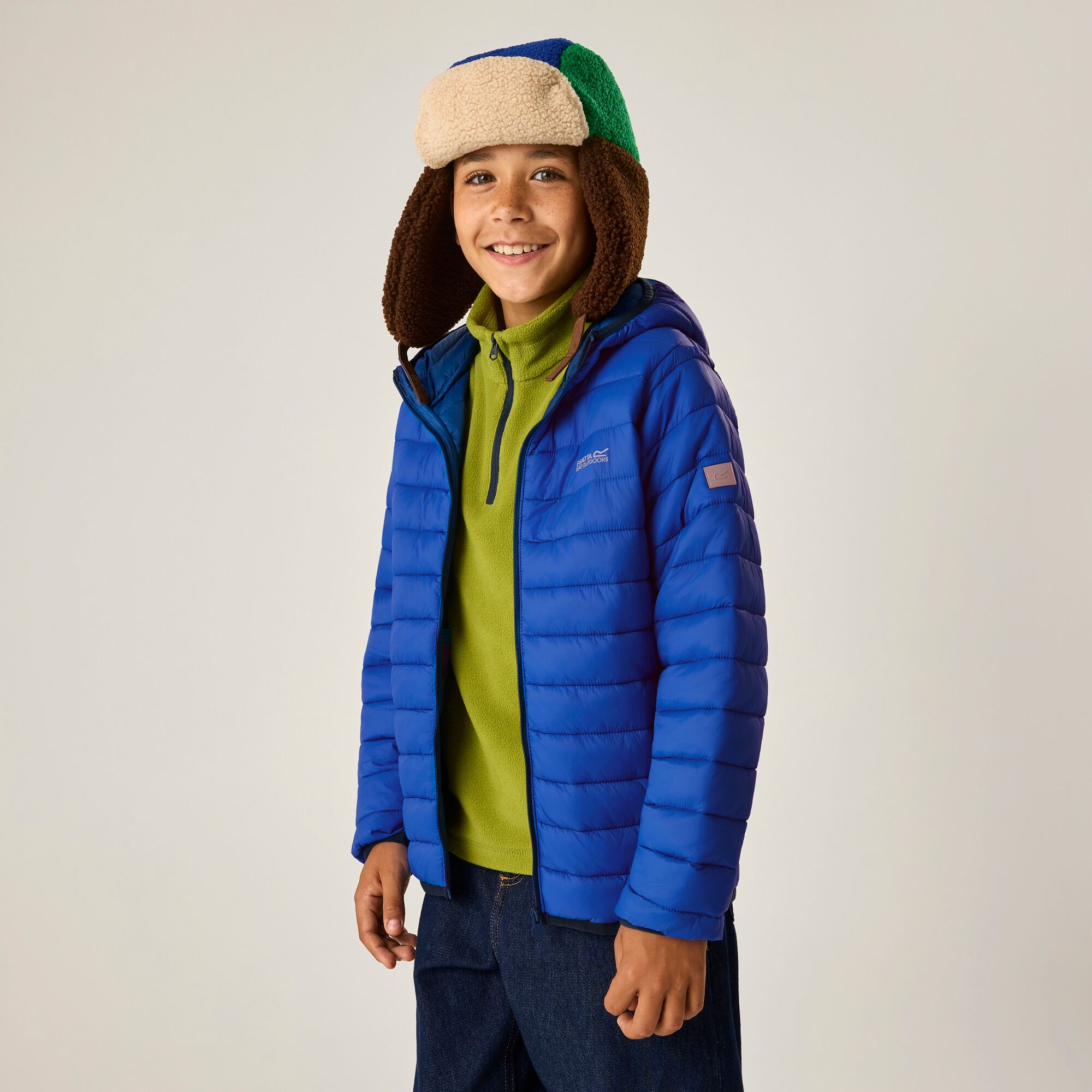 Chaqueta de niños Hooded Marizion Regatta - Azul royal Azul royal-3