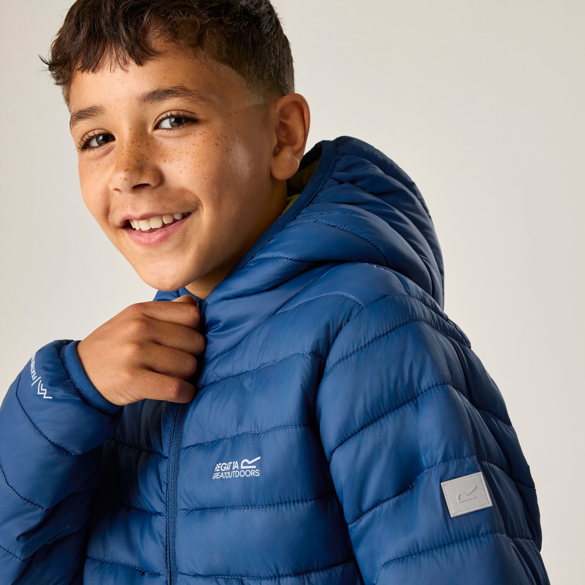 Imagen 4 de Chaqueta de niños Hooded Marizion Regatta - Azul marino Azul marino