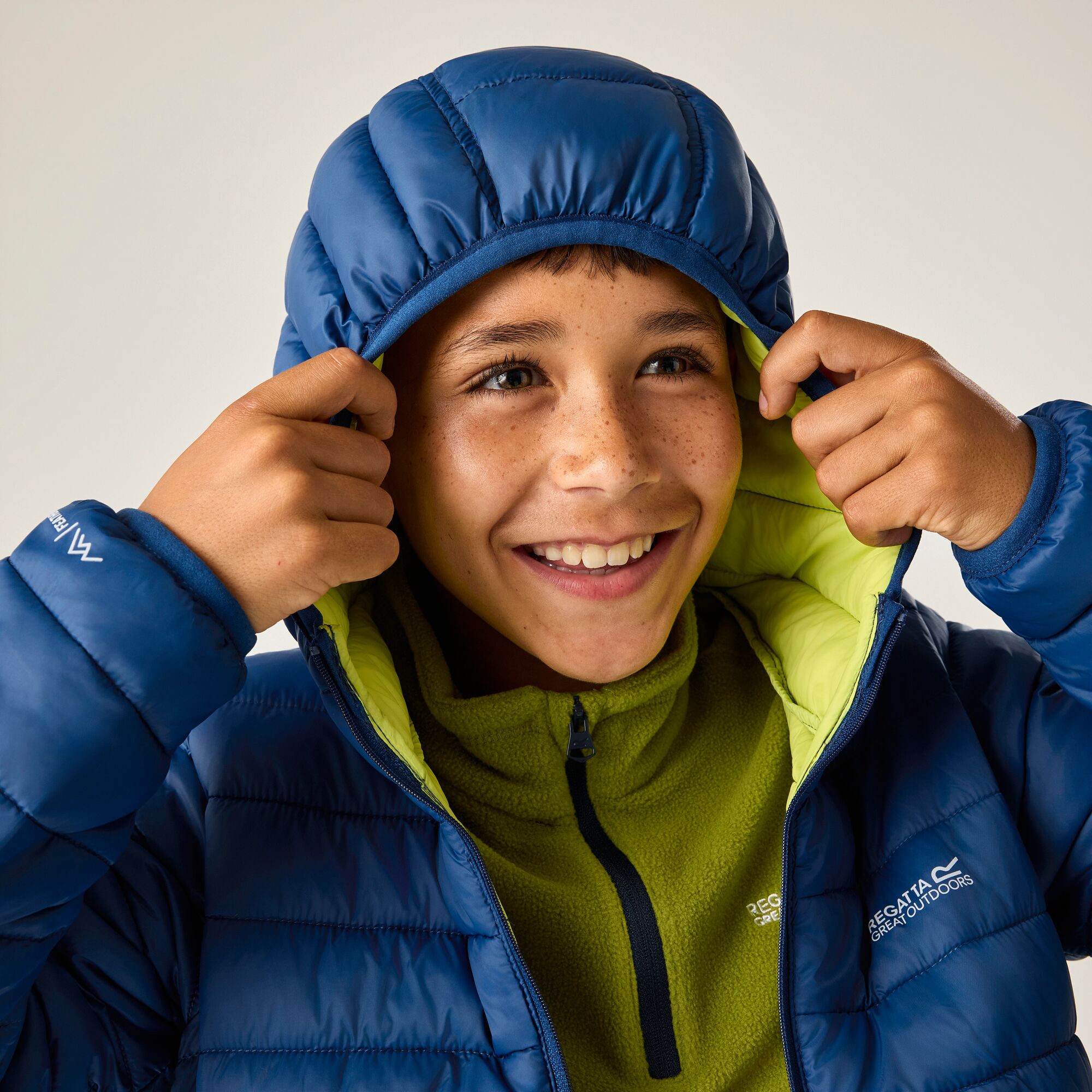 Imagen 5 de Chaqueta de niños Hooded Marizion Regatta - Azul marino Azul marino