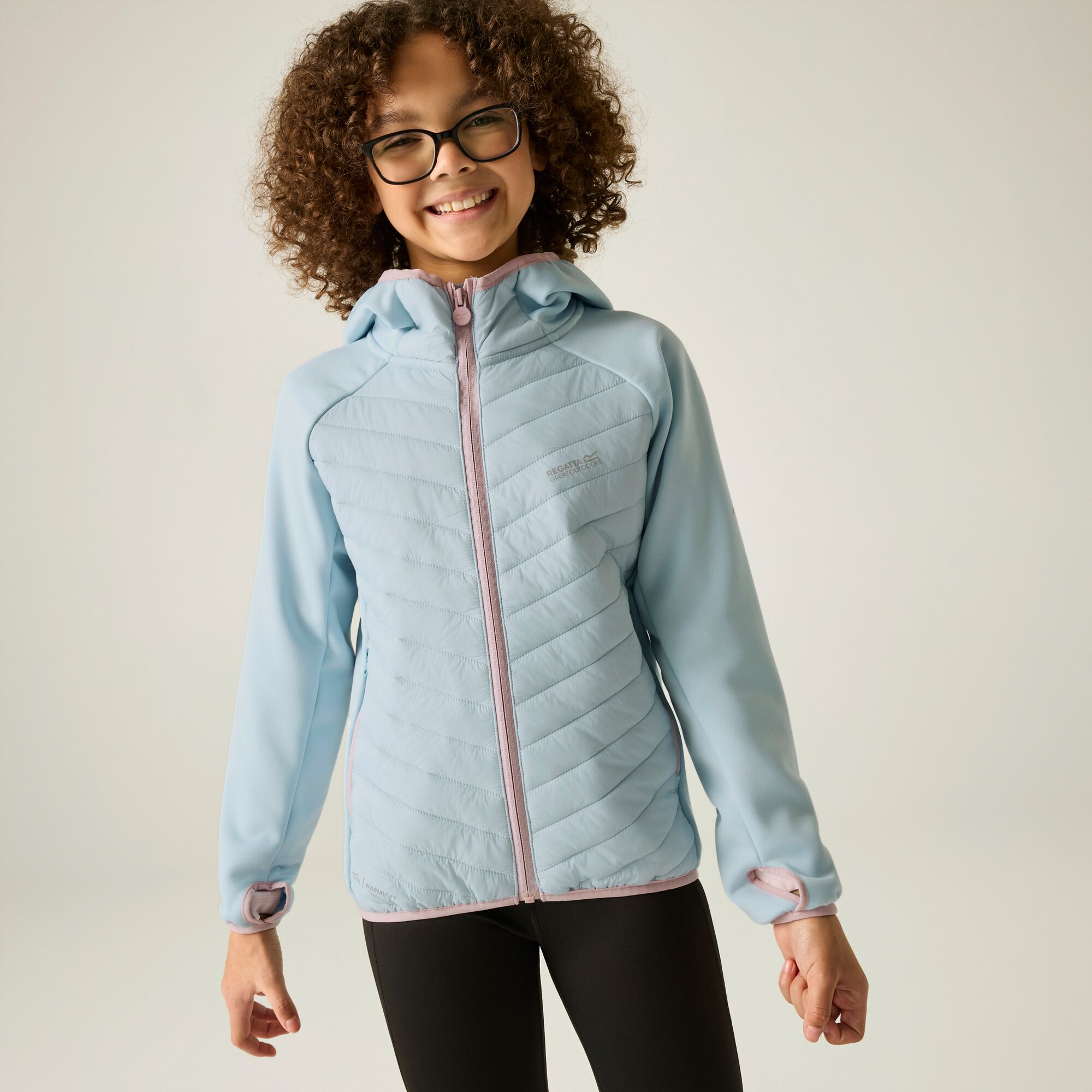 Chaqueta de niños Andreson Hybrid Regatta - Azul claro Azul claro-1