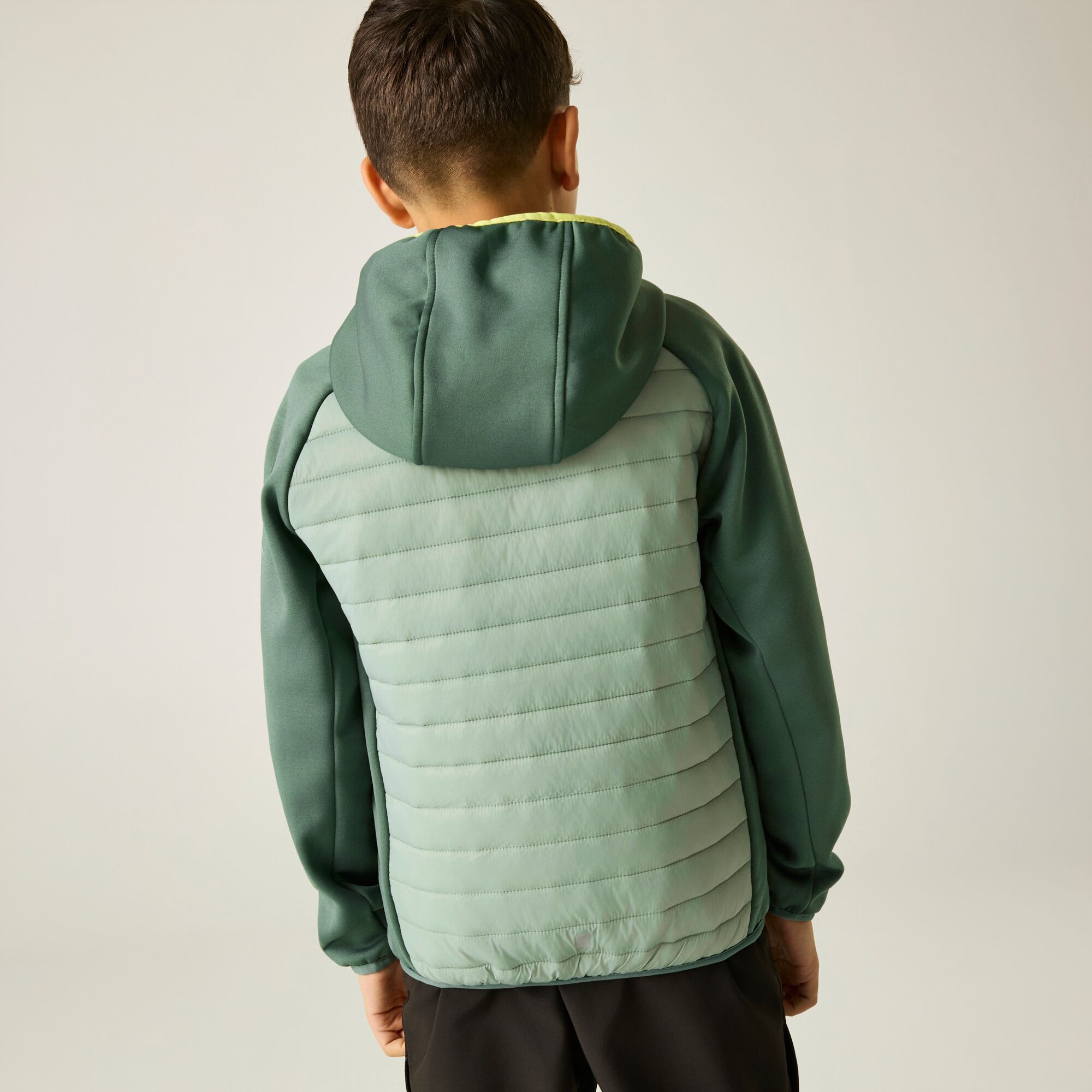 Chaqueta de niños Andreson Hybrid Regatta - Verde grisáceo Verde grisáceo-3