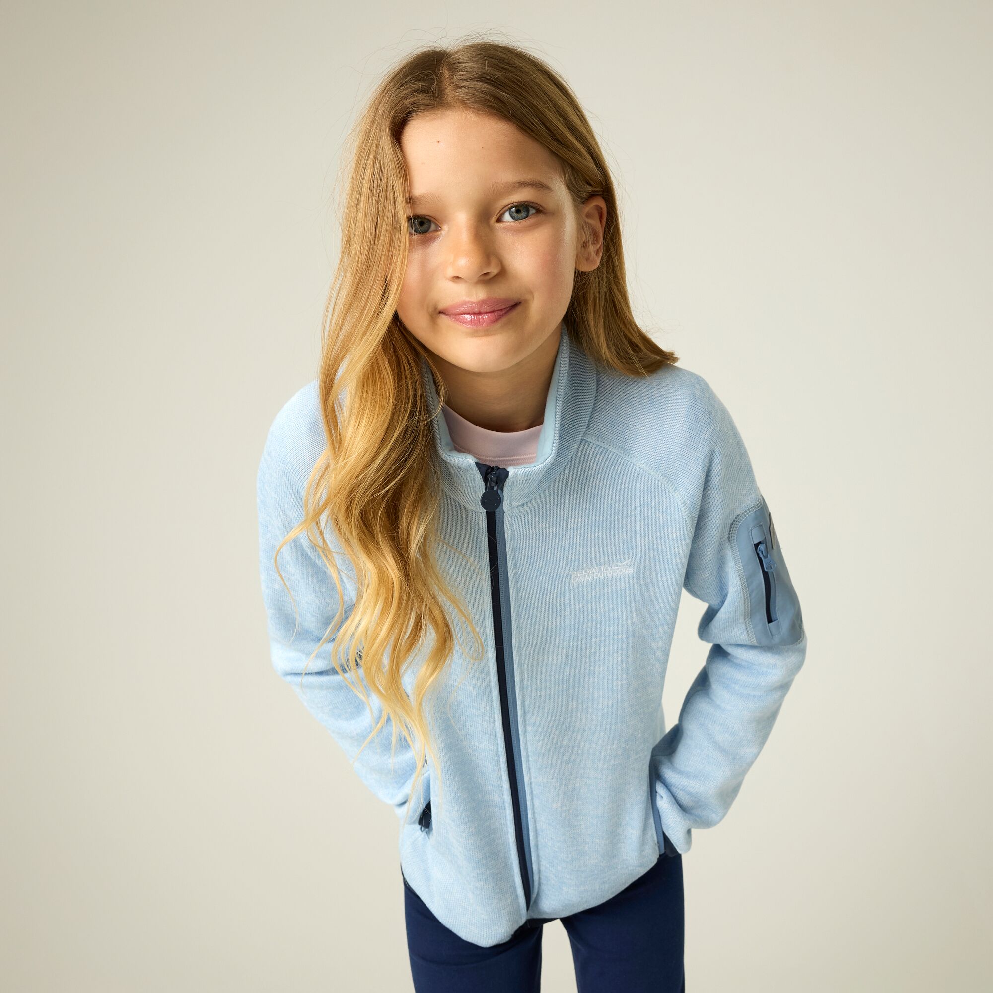 Imagen 0 de Forro polar de niños Newhill Regatta Azul claro