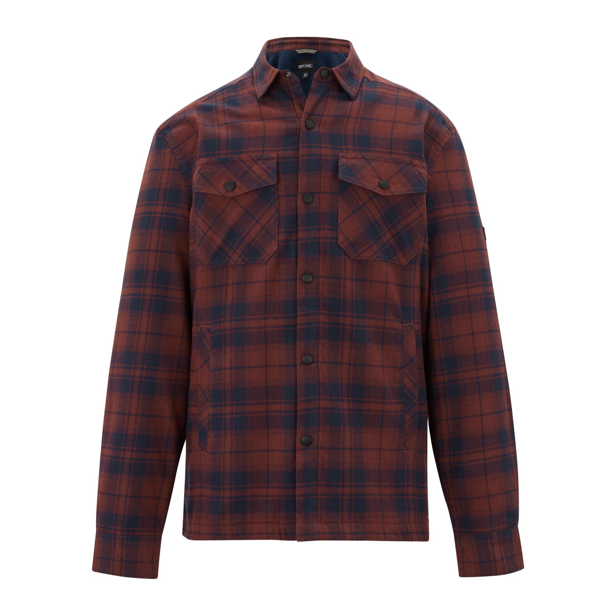 Imagen 0 de Camisa de hombre Spennith Shacket Regatta Rojo / Azul marino
