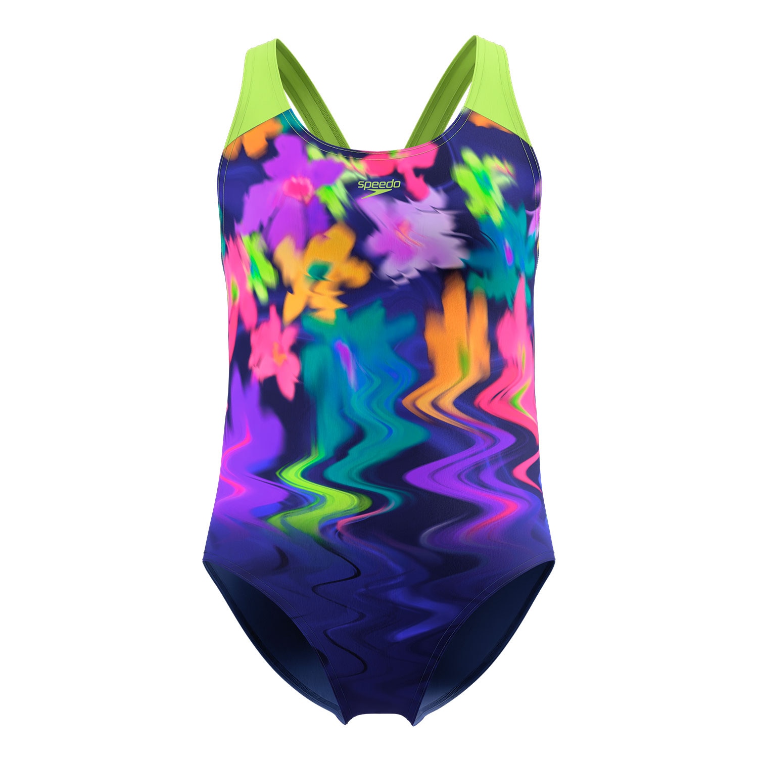Imagen 0 de Bañador de natación para niñas Print Splashback Swimsuit Speedo Multicolor