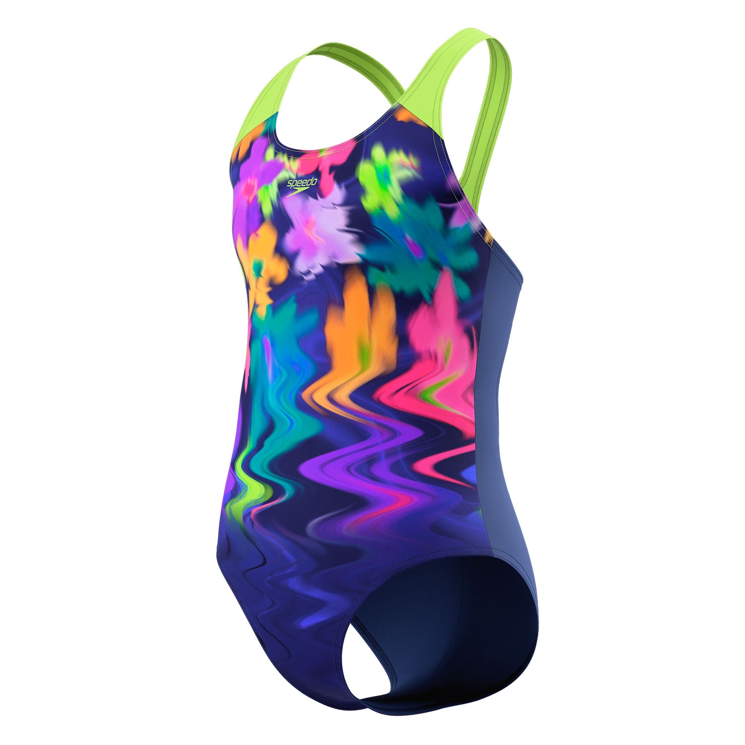 Bañador de natación para niñas Print Splashback Swimsuit Speedo - Multicolor Multicolor-2