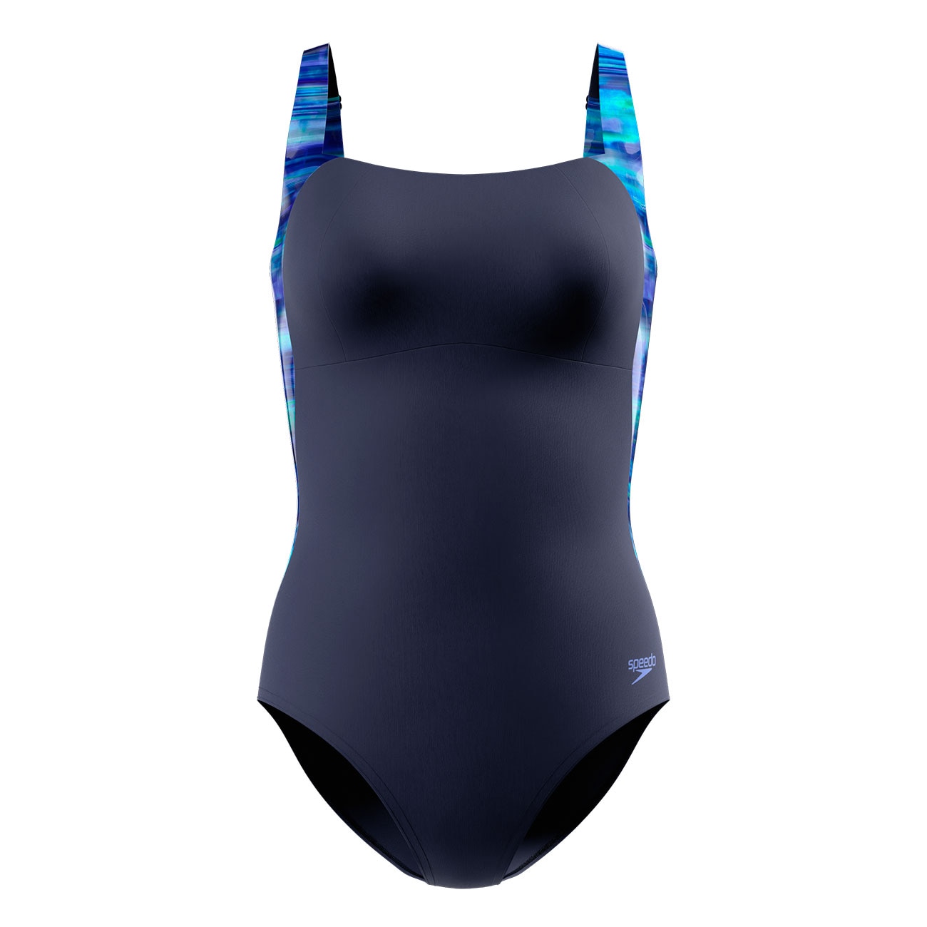 Bañador de natación para mujer Print Luna Lustre One Piece Speedo - Azul oscuro Azul oscuro-1