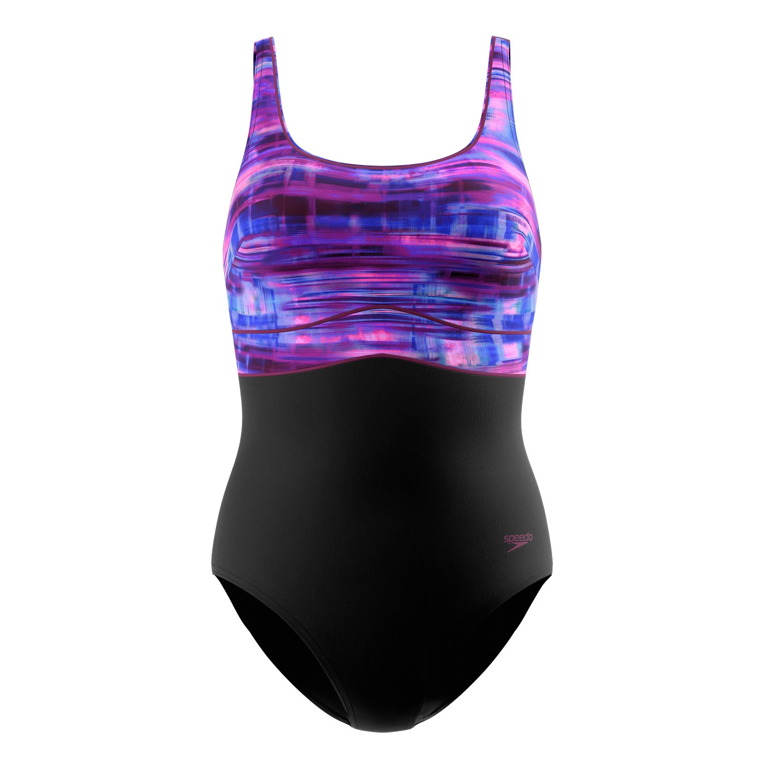 Bañador de natación para muejr Print Contour Eclipse One Piece Speedo - Morado Morado-1