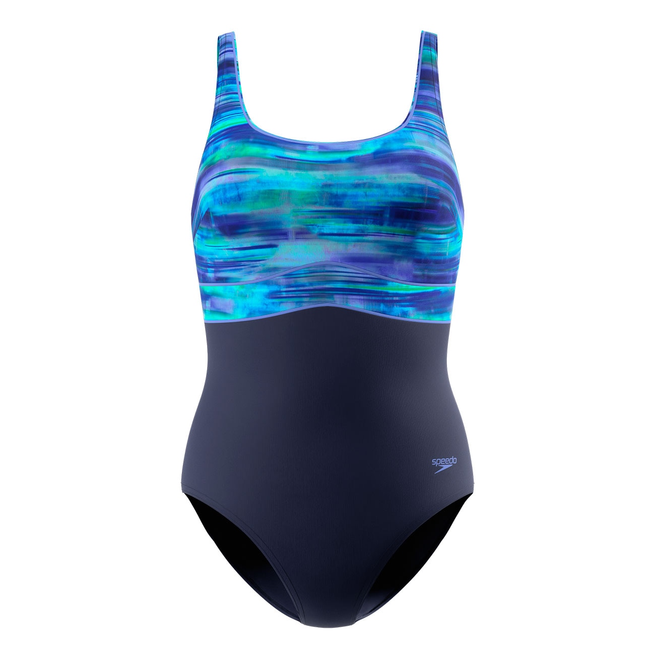 Imagen 0 de Bañador de natación para muejr Print Contour Eclipse One Piece Speedo Azul