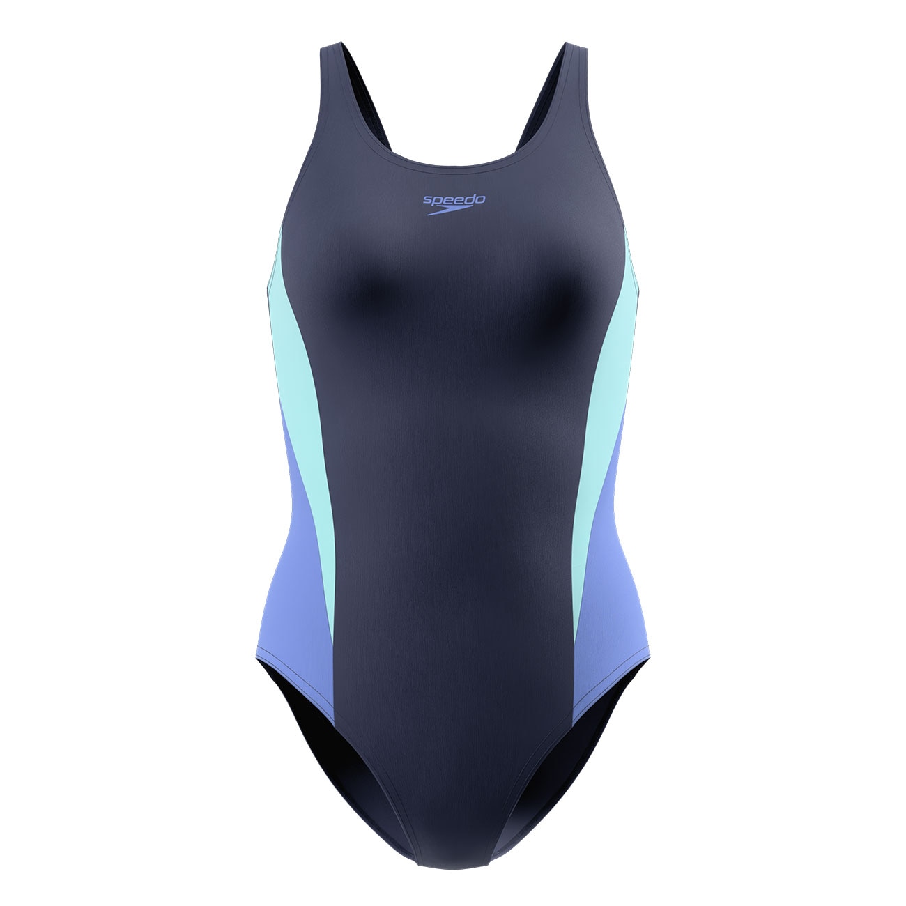 Imagen 0 de Bañador de natación para mujer Colorblock Splice 2.0 One Piece Speedo Azul oscuro