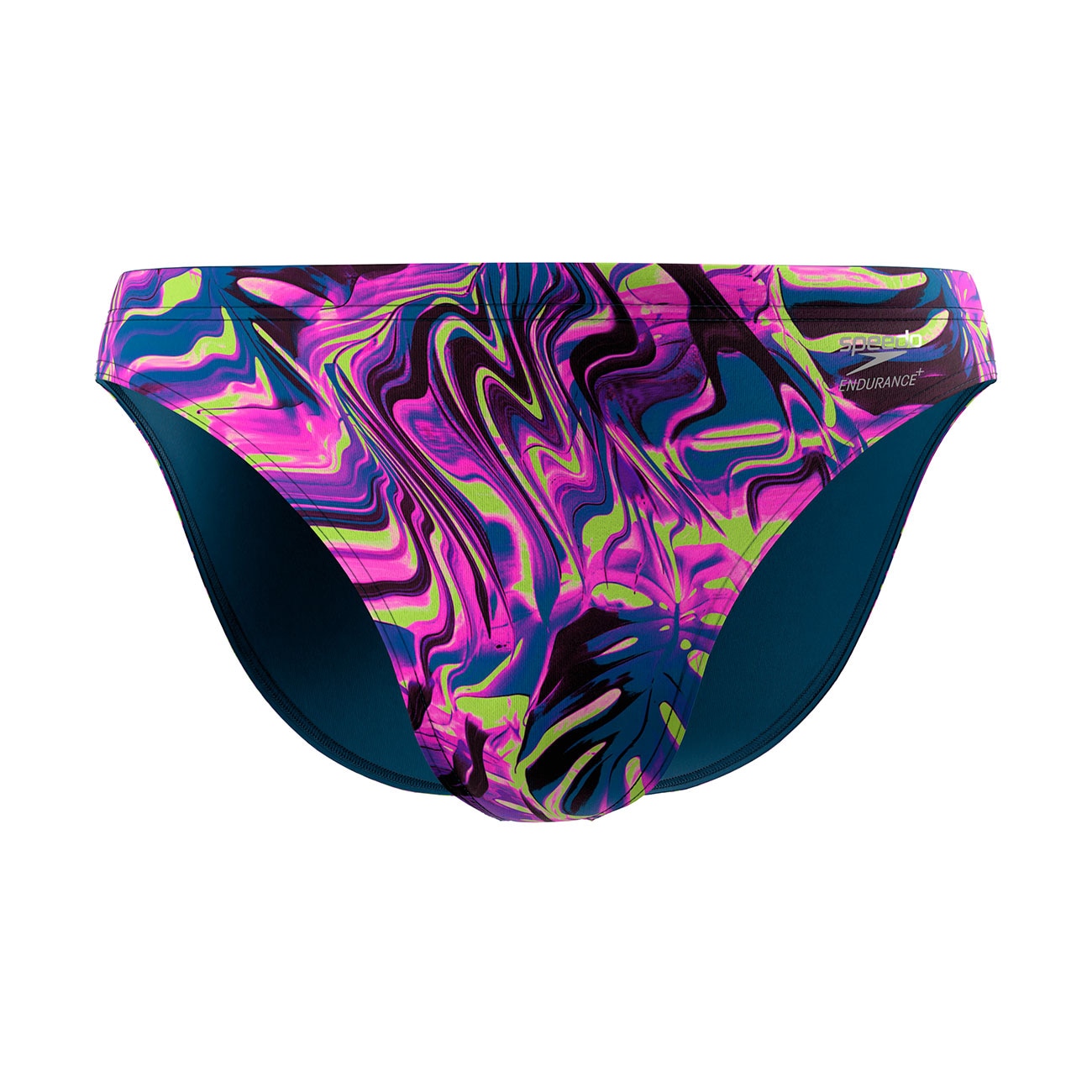 Speedo Bañador de natación para hombre Printed Brief Rosa