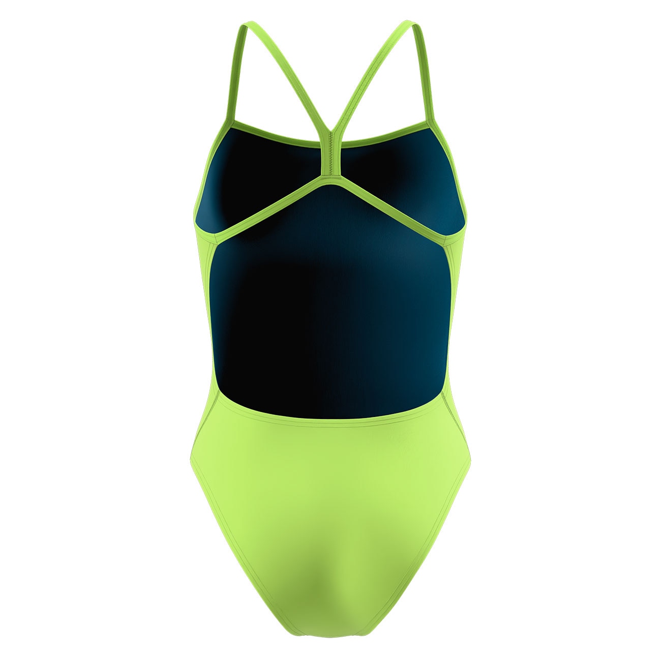 Bañador de natación para mujer FL Solid V-Back 2.0 Speedo - Verde claro Verde claro-3