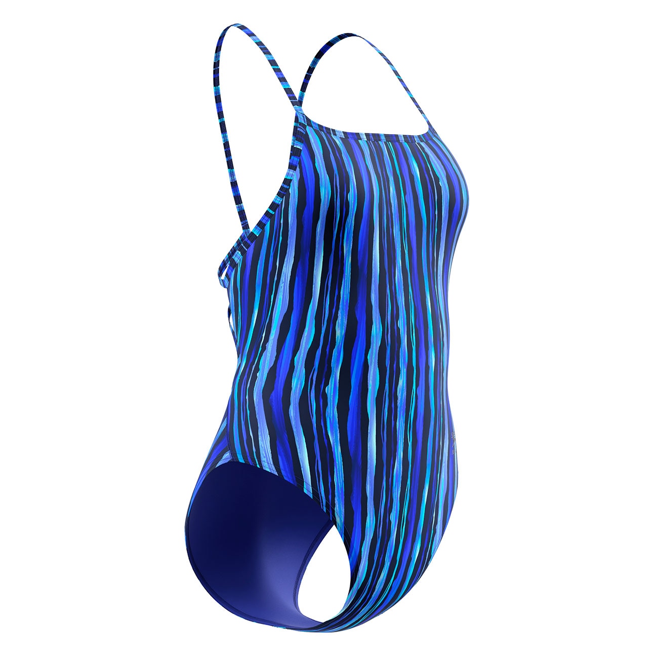 Bañador de natación para mujer Printed Web Back Speedo - Azul Azul-2