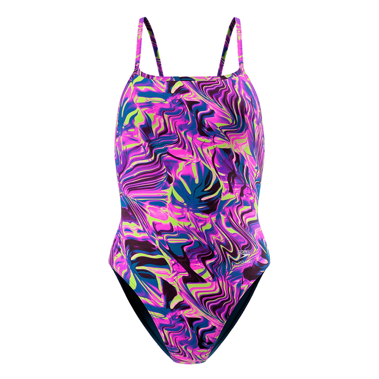 Imagen 0 de Bañador de natación para mujer Printed Web Back Speedo Multicolor