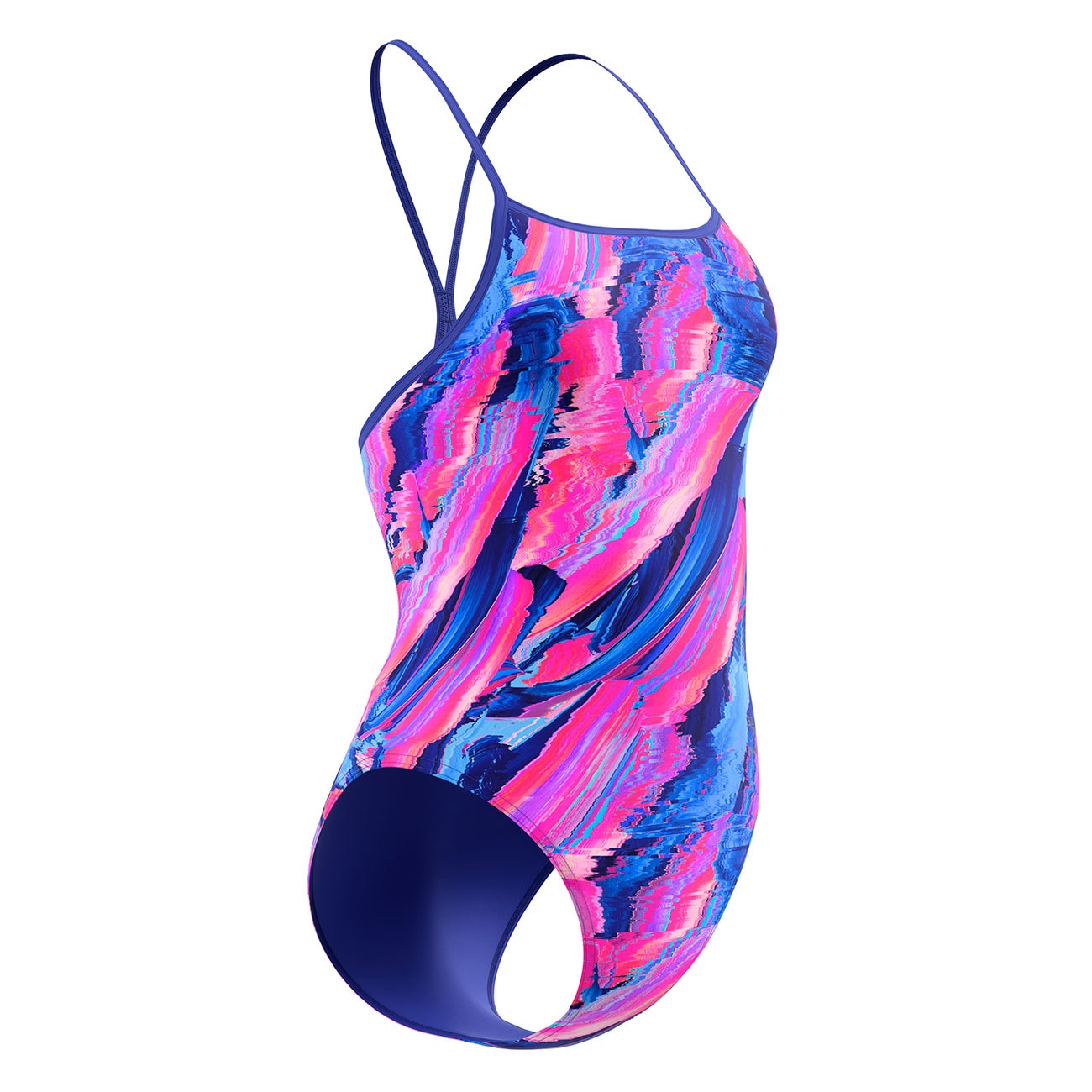 Imagen 2 de Bañador de natación para niños Printed Turnback Speedo - Rosa Rosa