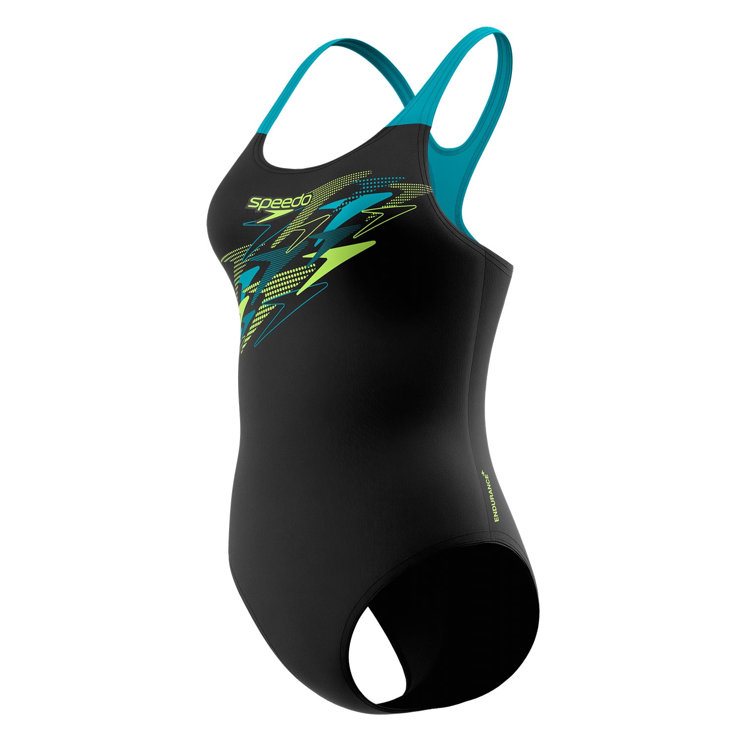 Bañador de natación para mujer Medley Logo Medalist One Piece Speedo - Negro Negro-2