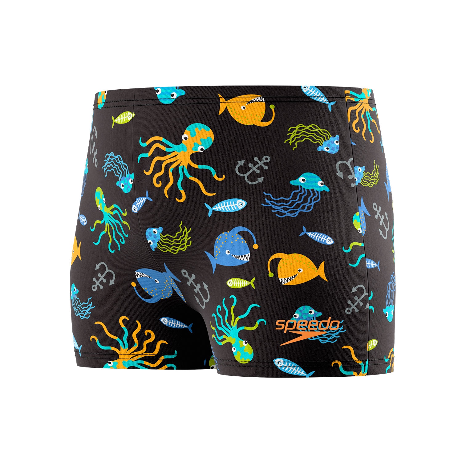 Bañador de natación para bebés Infant Print Aquashort Speedo - Negro Negro-2