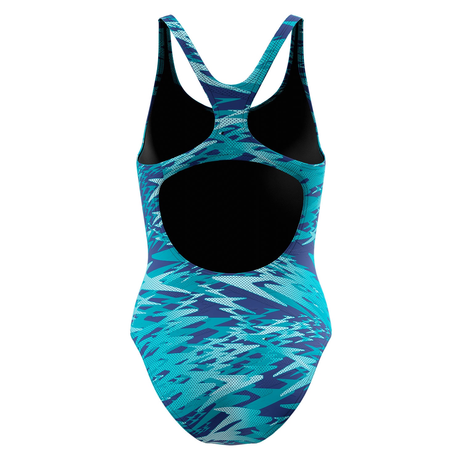 Bañador de natación para mujer Hyperboom Print Medalist One Piece Speedo - Azul Azul-3